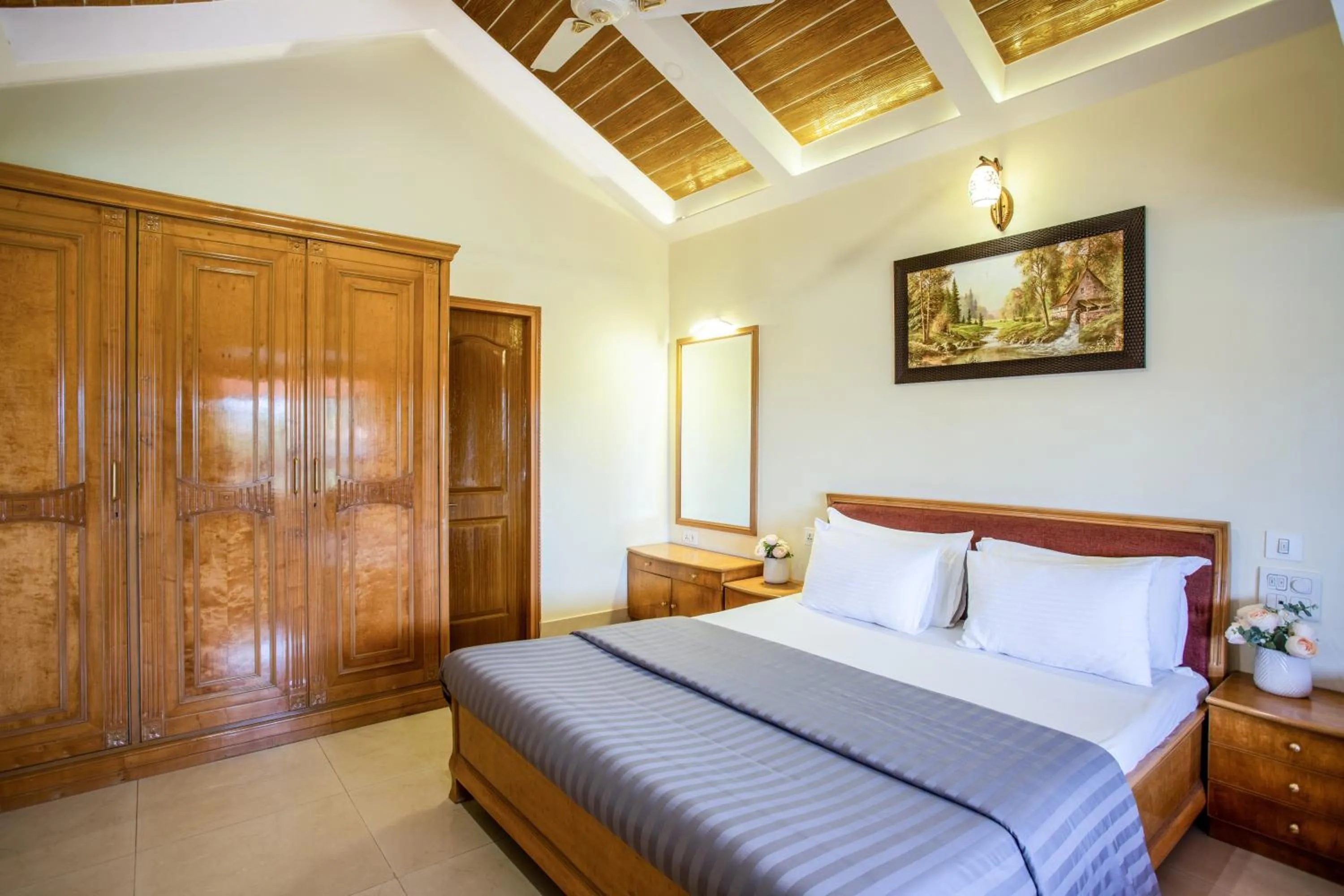 Bed in 'Golden Oceans' 3 bhk beach view villa