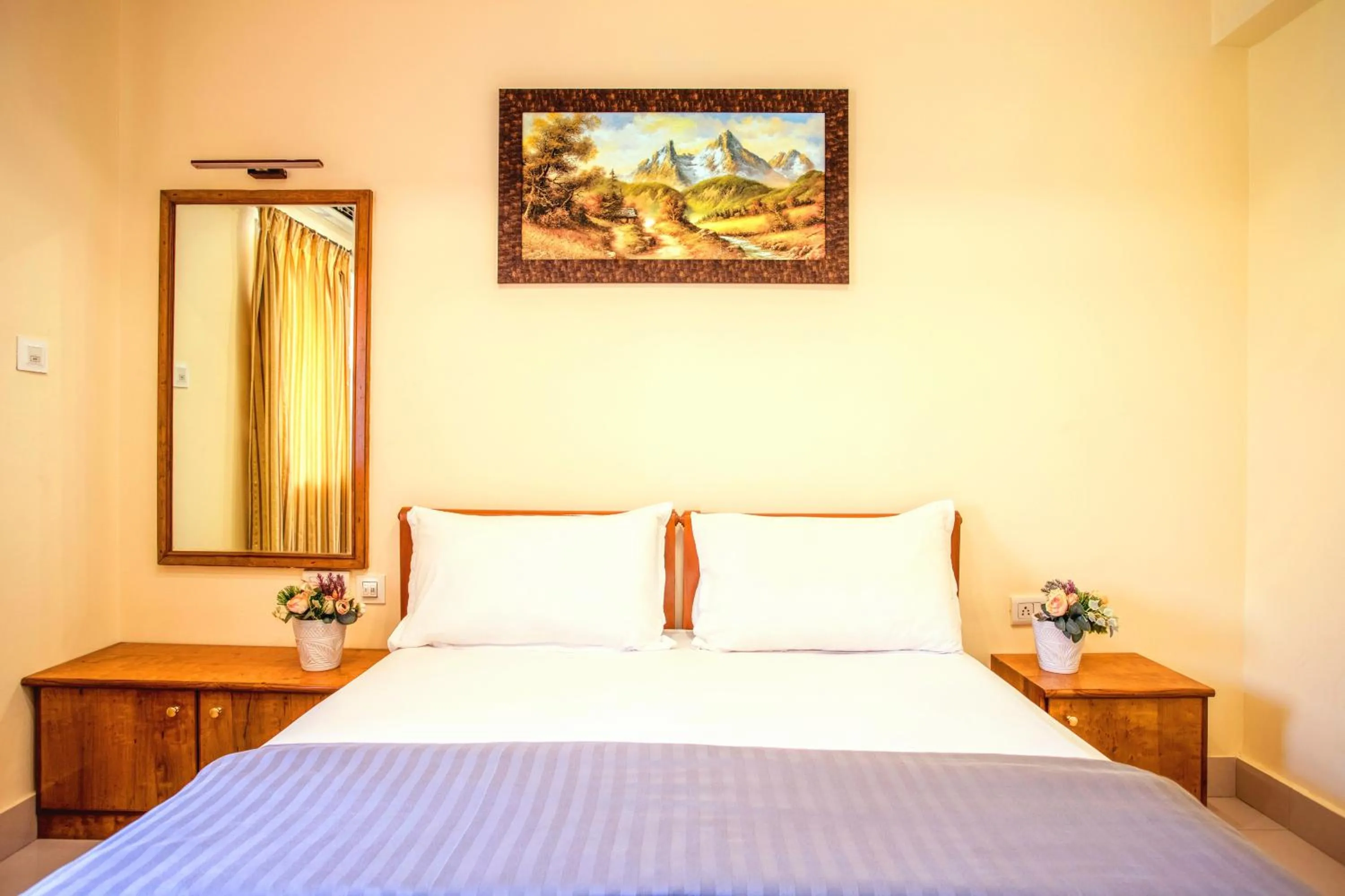 Bed in 'Golden Oceans' 3 bhk beach view villa