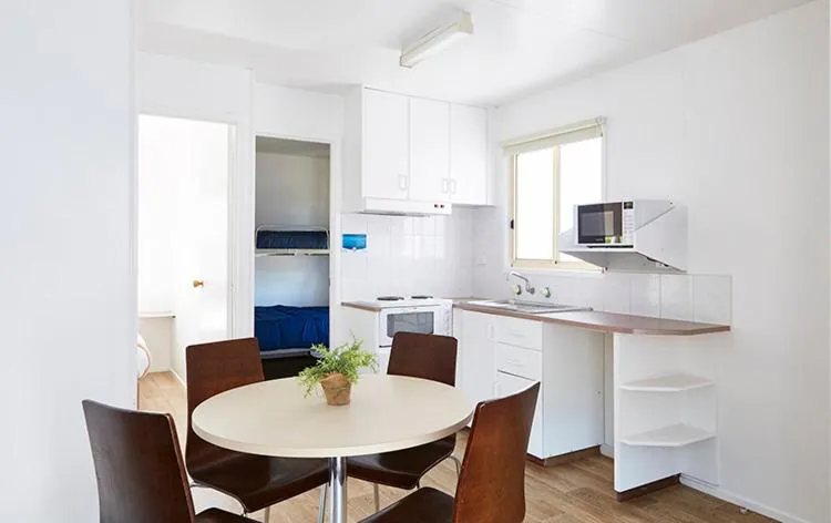 Kitchen or kitchenette in NRMA Victor Harbor Beachfront Holiday Park