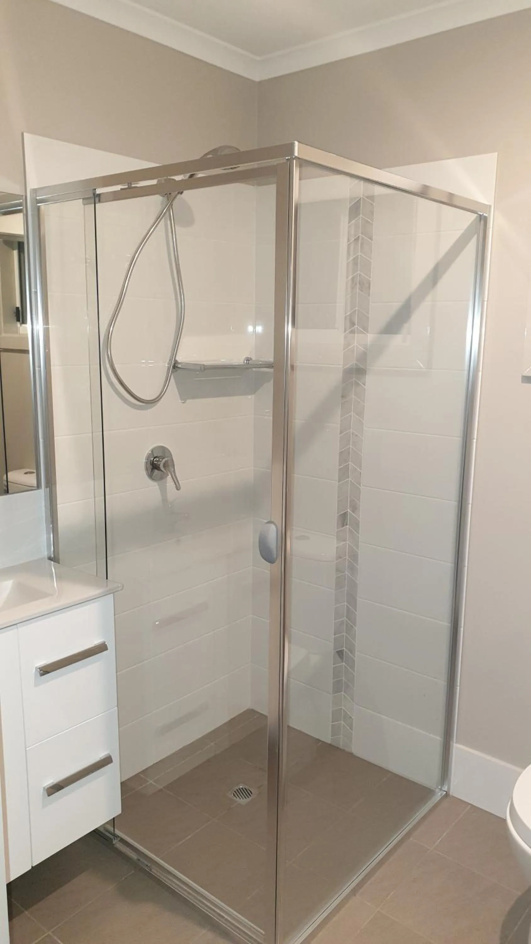Shower in NRMA Victor Harbor Beachfront Holiday Park