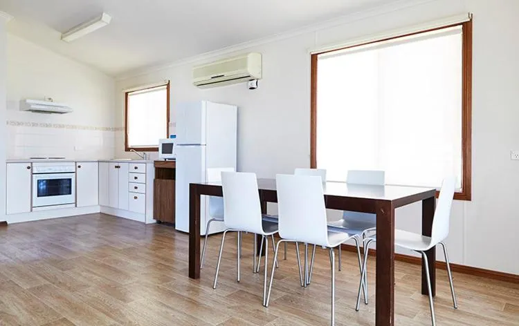 Kitchen or kitchenette in NRMA Victor Harbor Beachfront Holiday Park