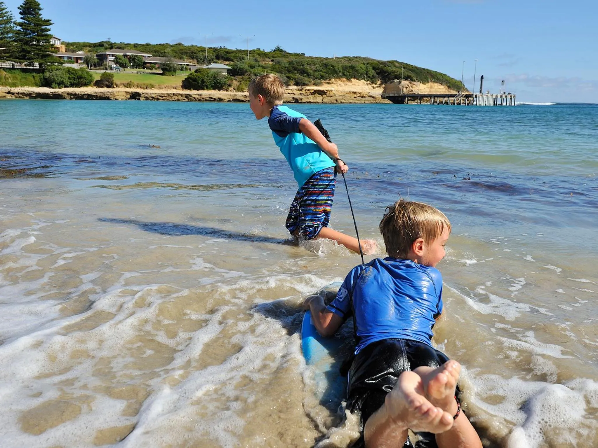 Beach in NRMA Port Campbell Holiday Park