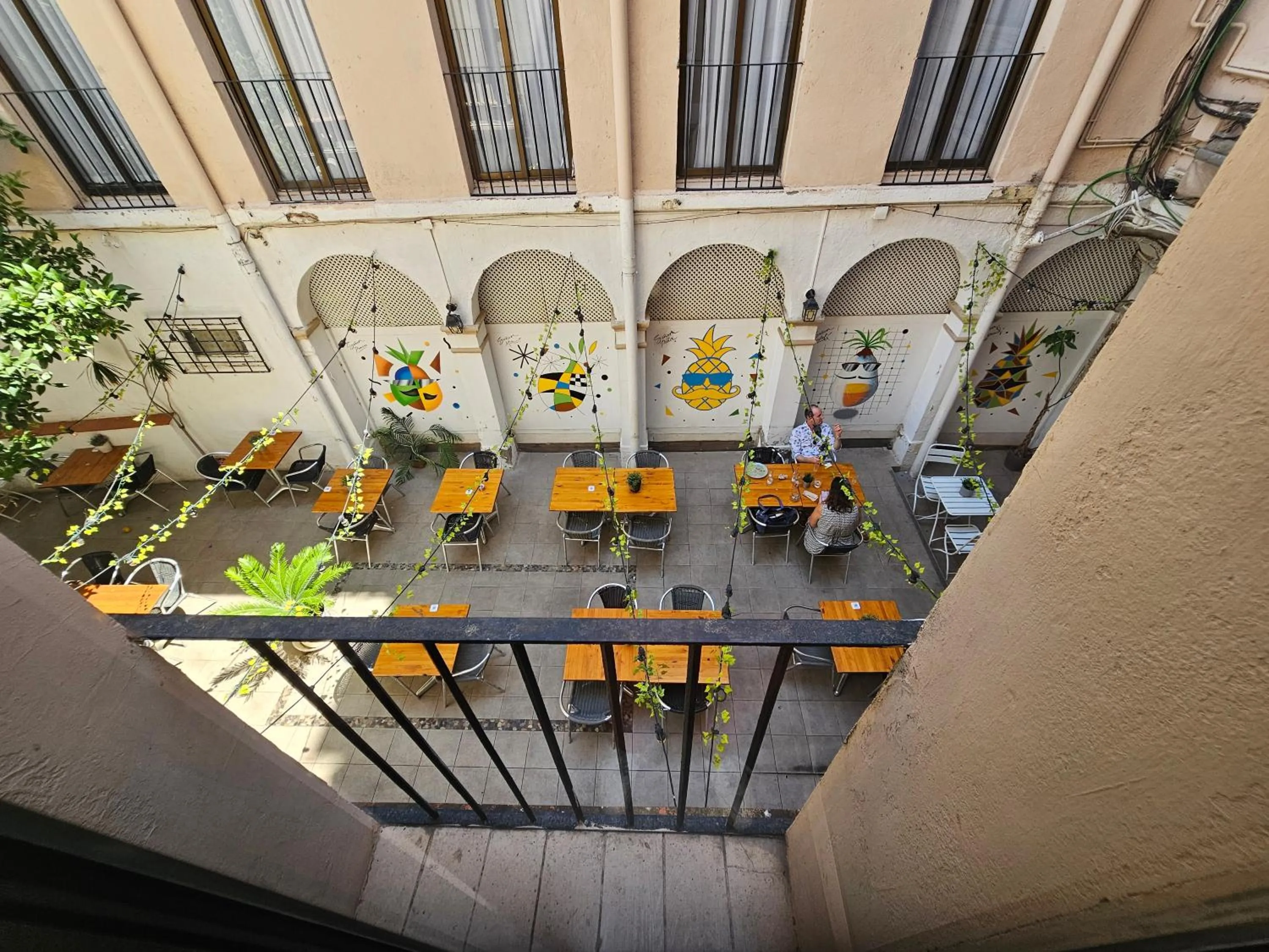 Patio in Hotel Palermo