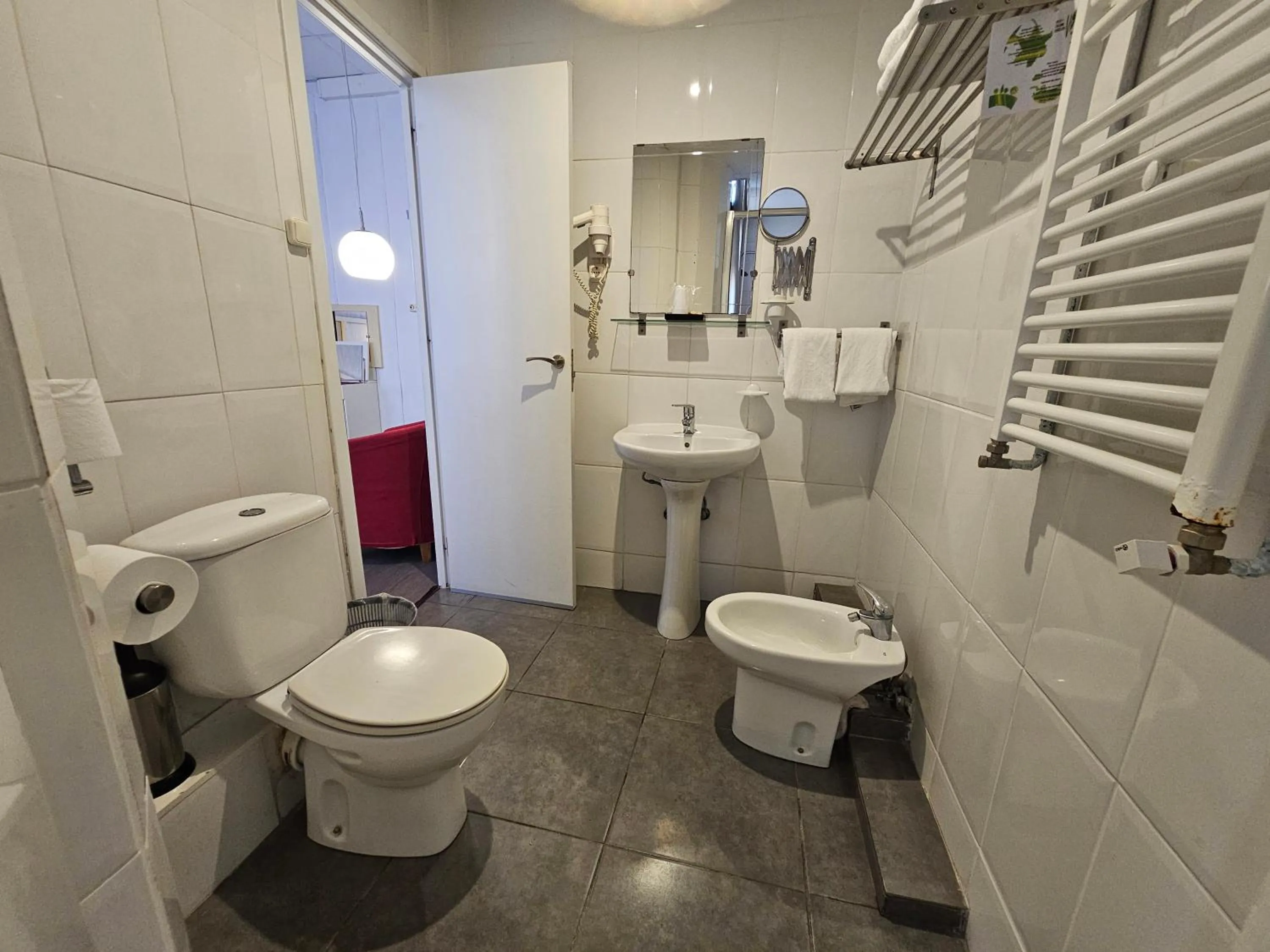 Shower in Hotel Palermo