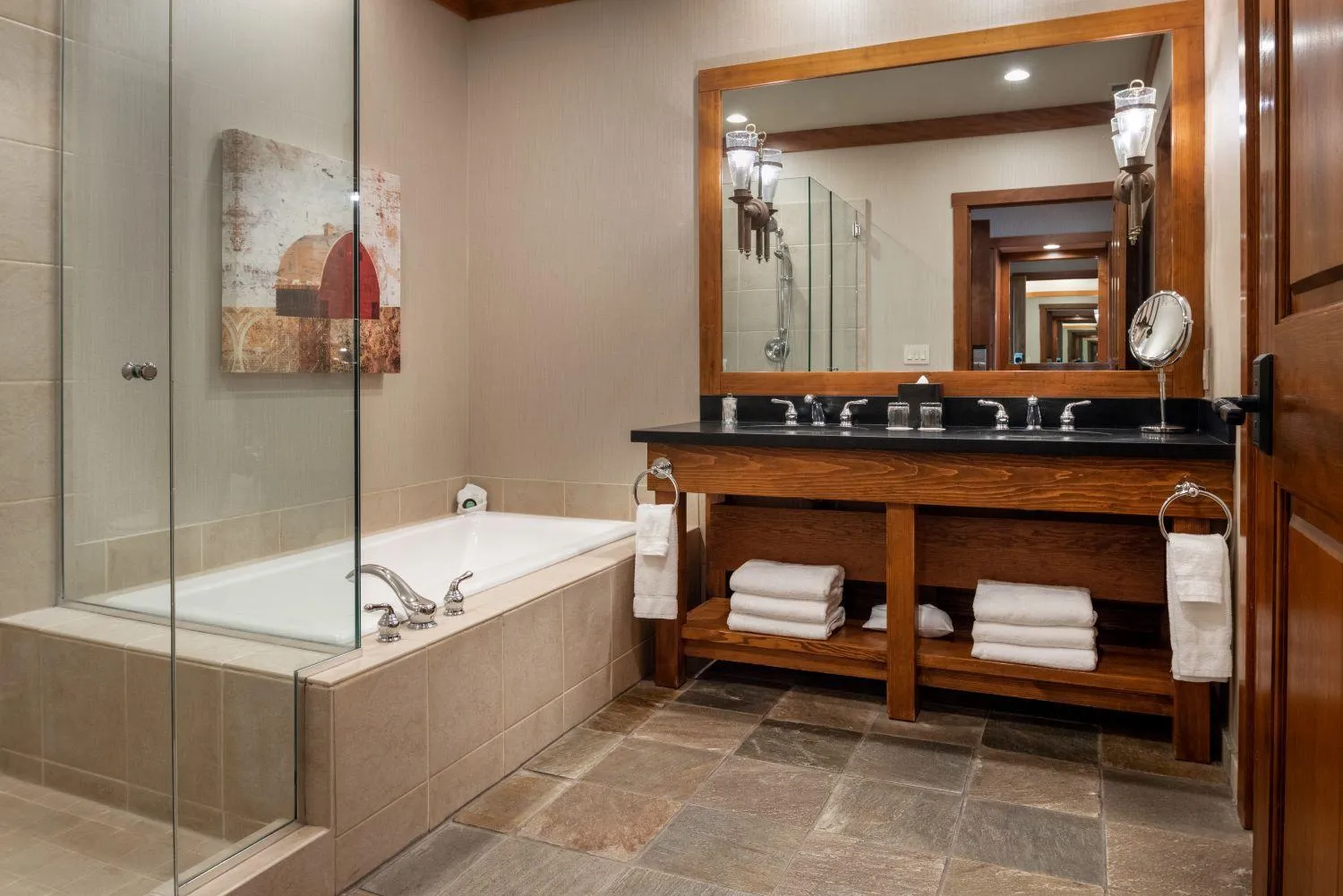 Shower in Sunriver Resort