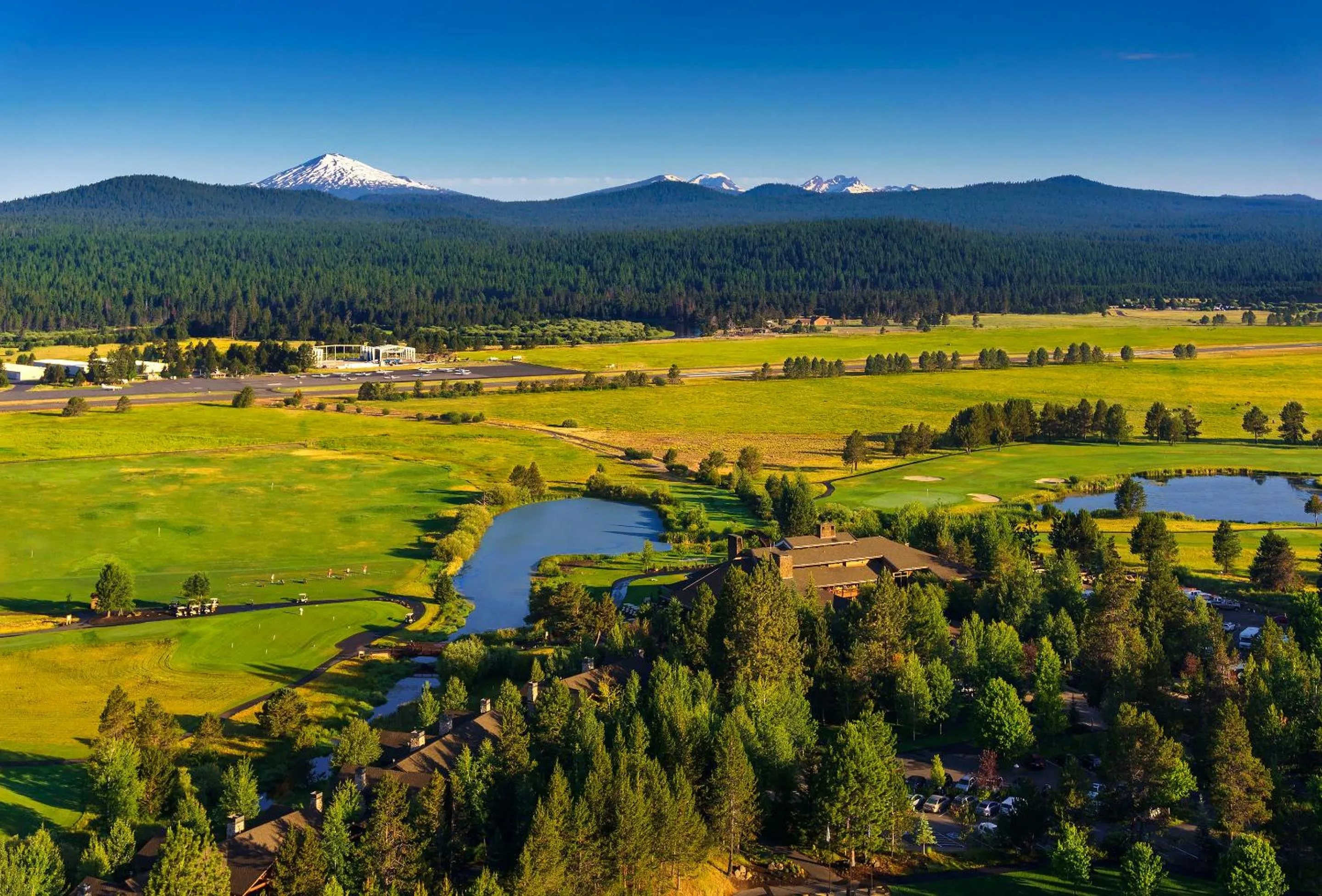 Bird's eye view in Sunriver Resort