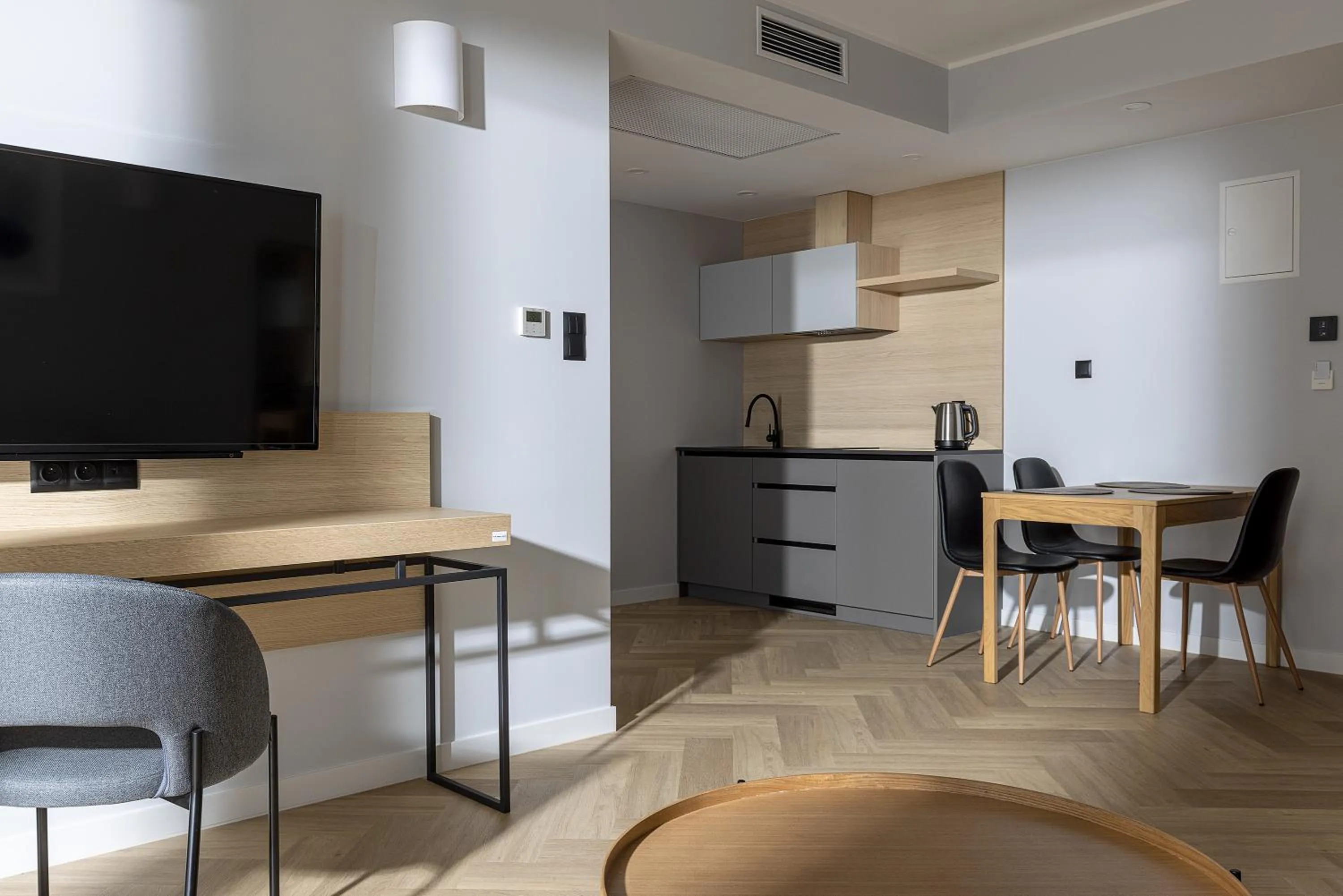 Kitchen or kitchenette in Hotel Meridian