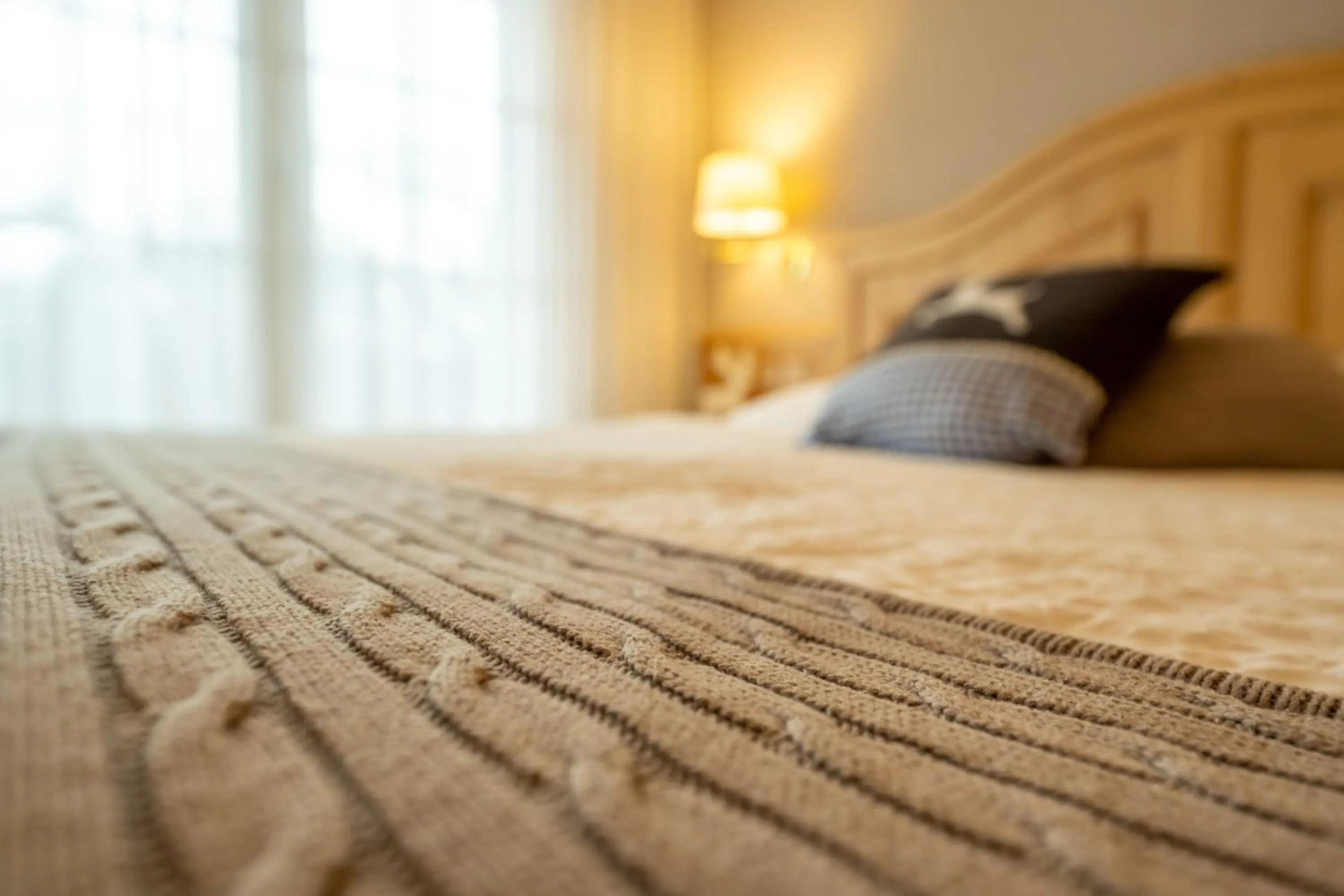 Bed in Hotel Bellwald