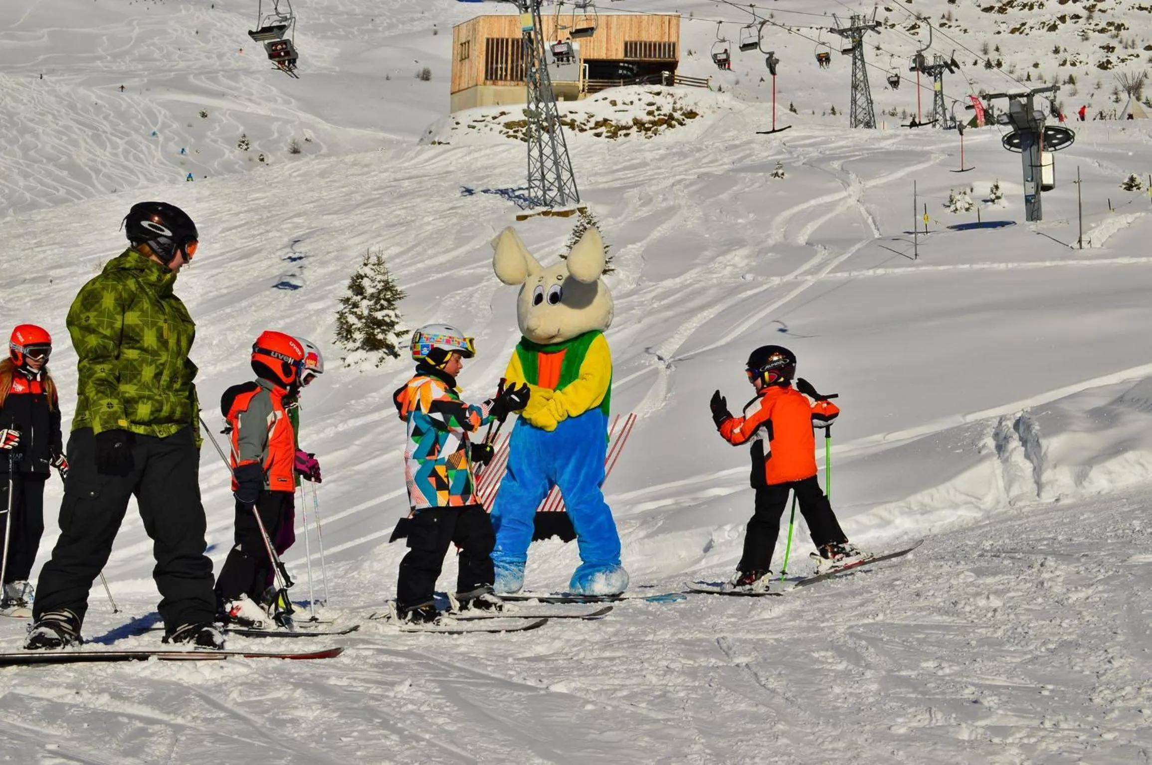 Skiing in Hotel Bellwald