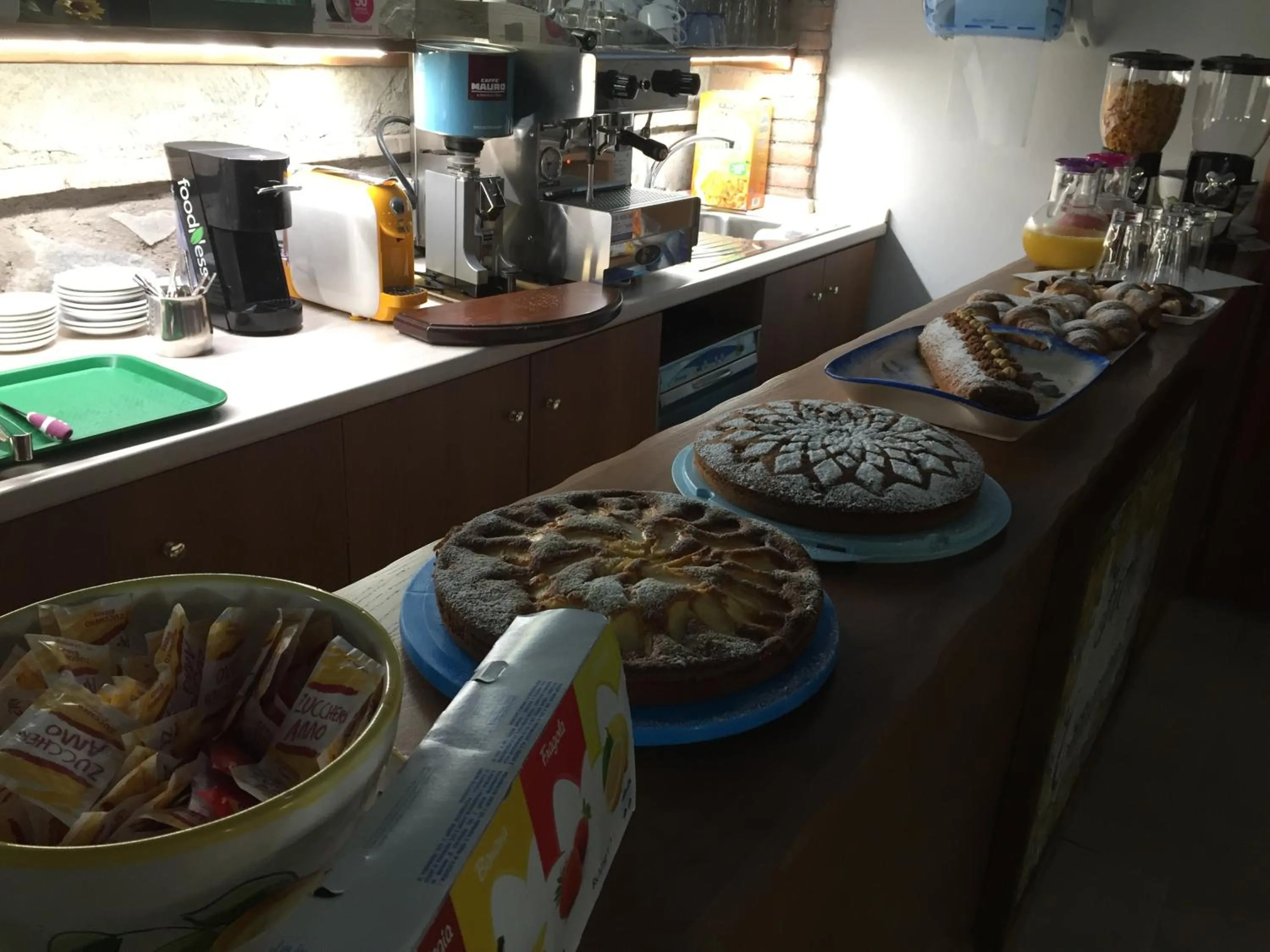 Food and drinks in B&B Fior Tramonti