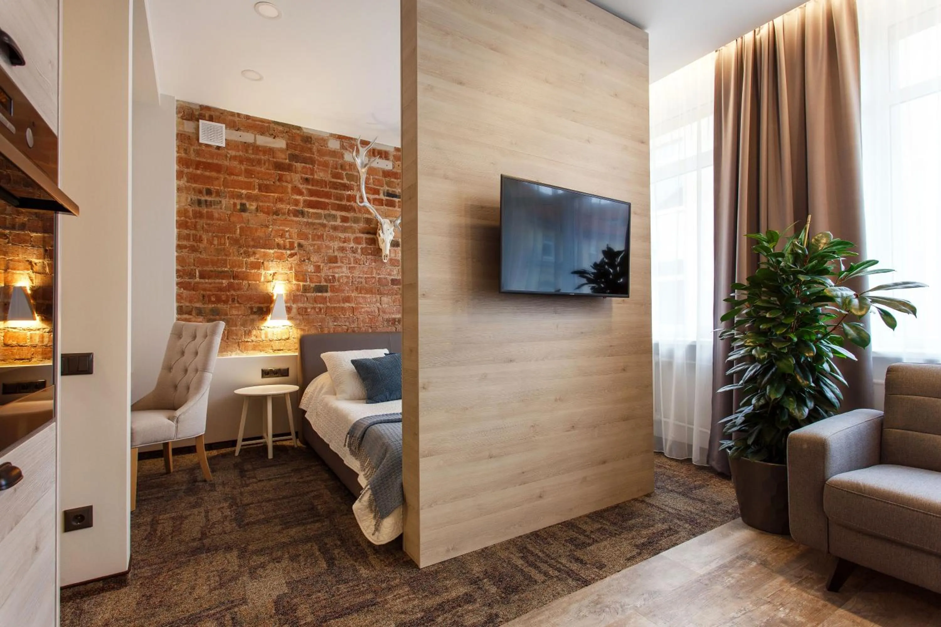 Photo of the whole room in Old Town Trio Apartments