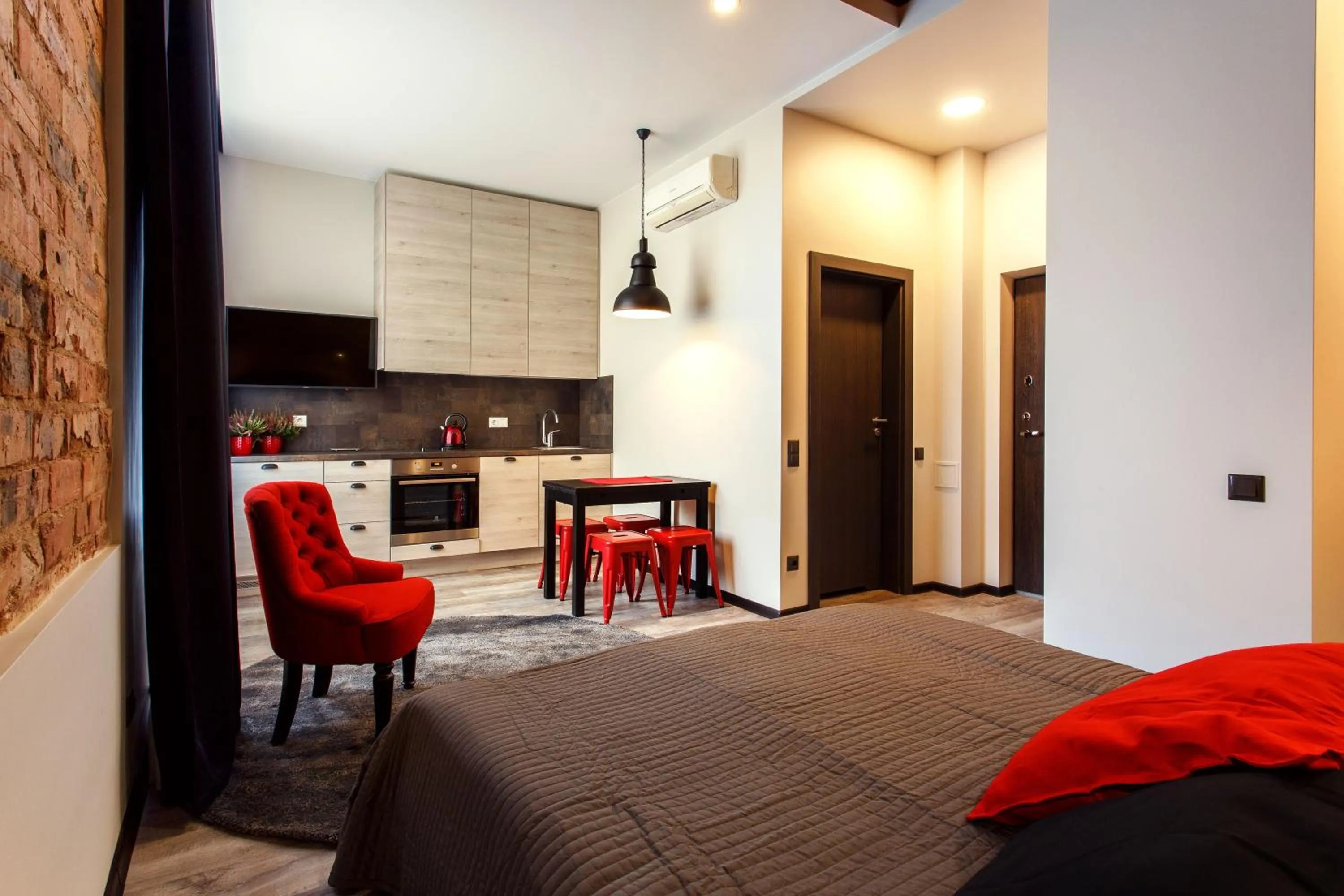 Photo of the whole room in Old Town Trio Apartments