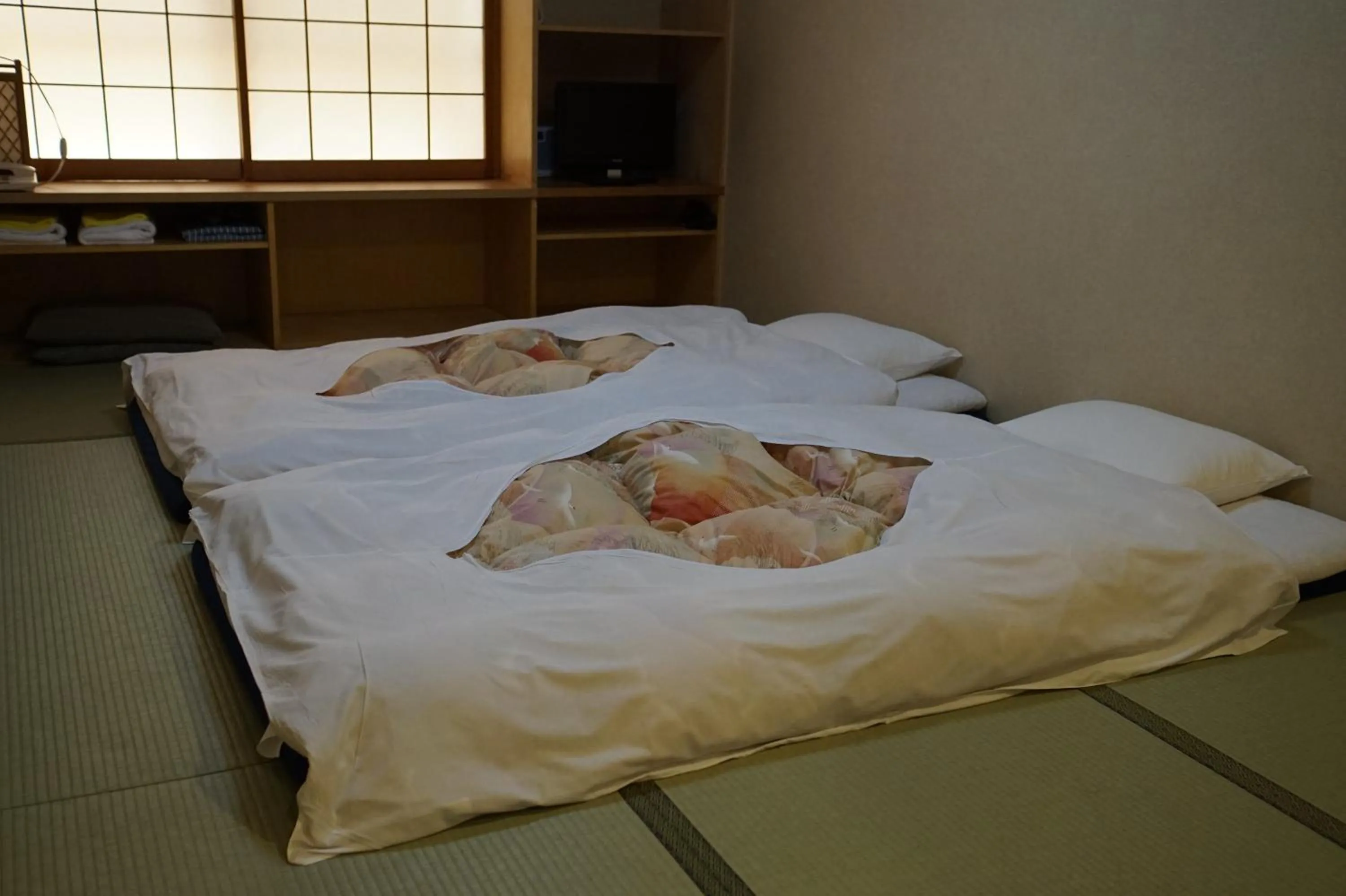 Bed in Annex Katsutaro Ryokan