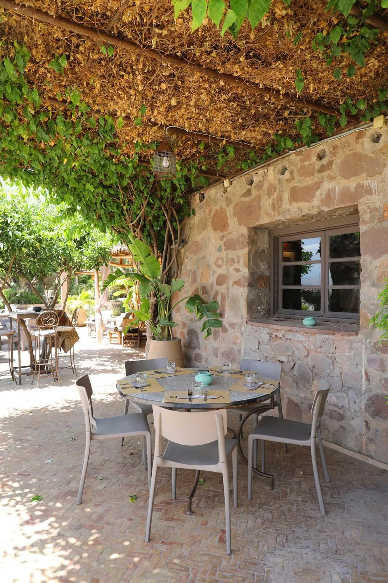 Patio in Le Petit Hôtel du Flouka