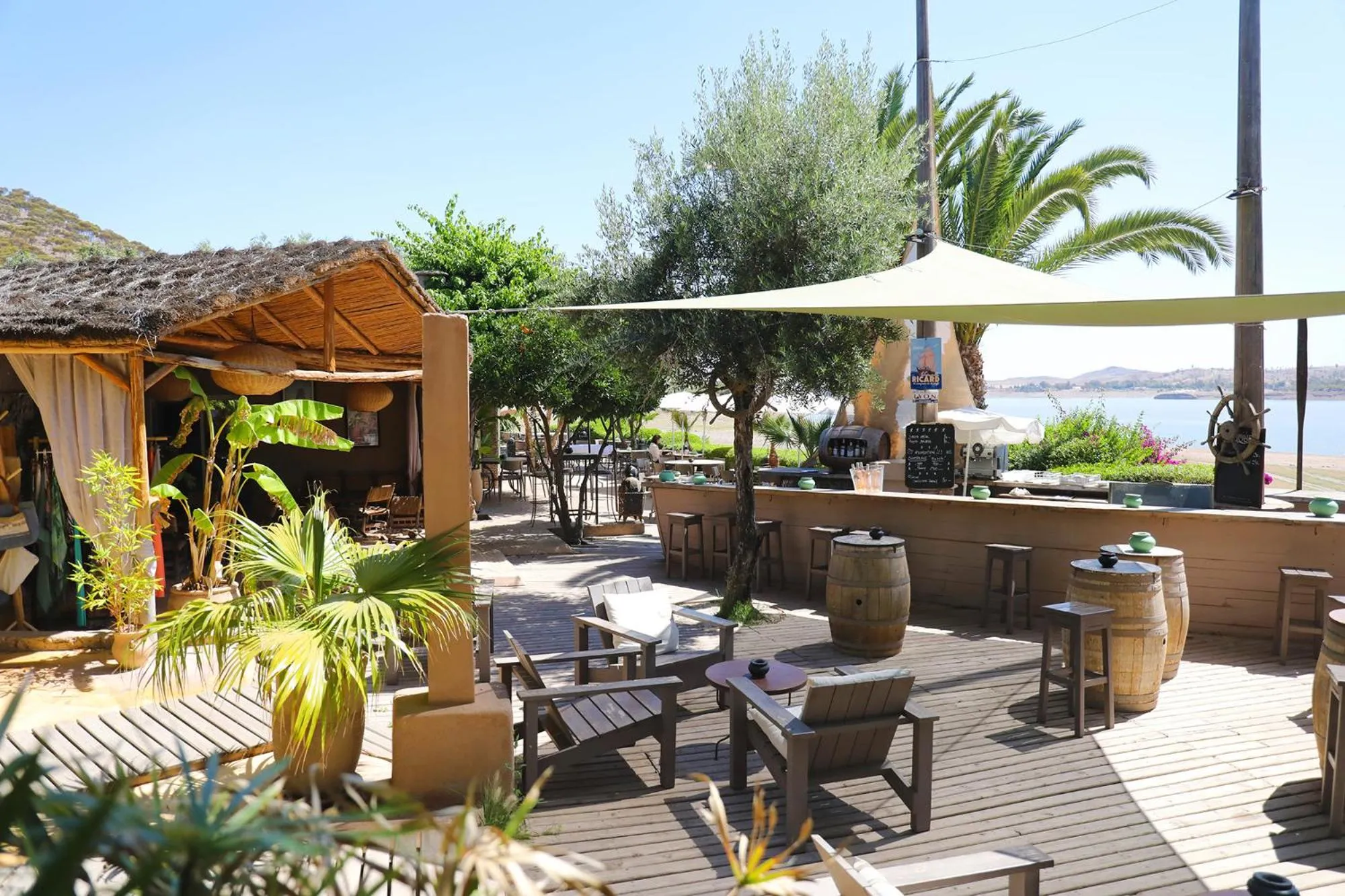 Patio in Le Petit Hôtel du Flouka