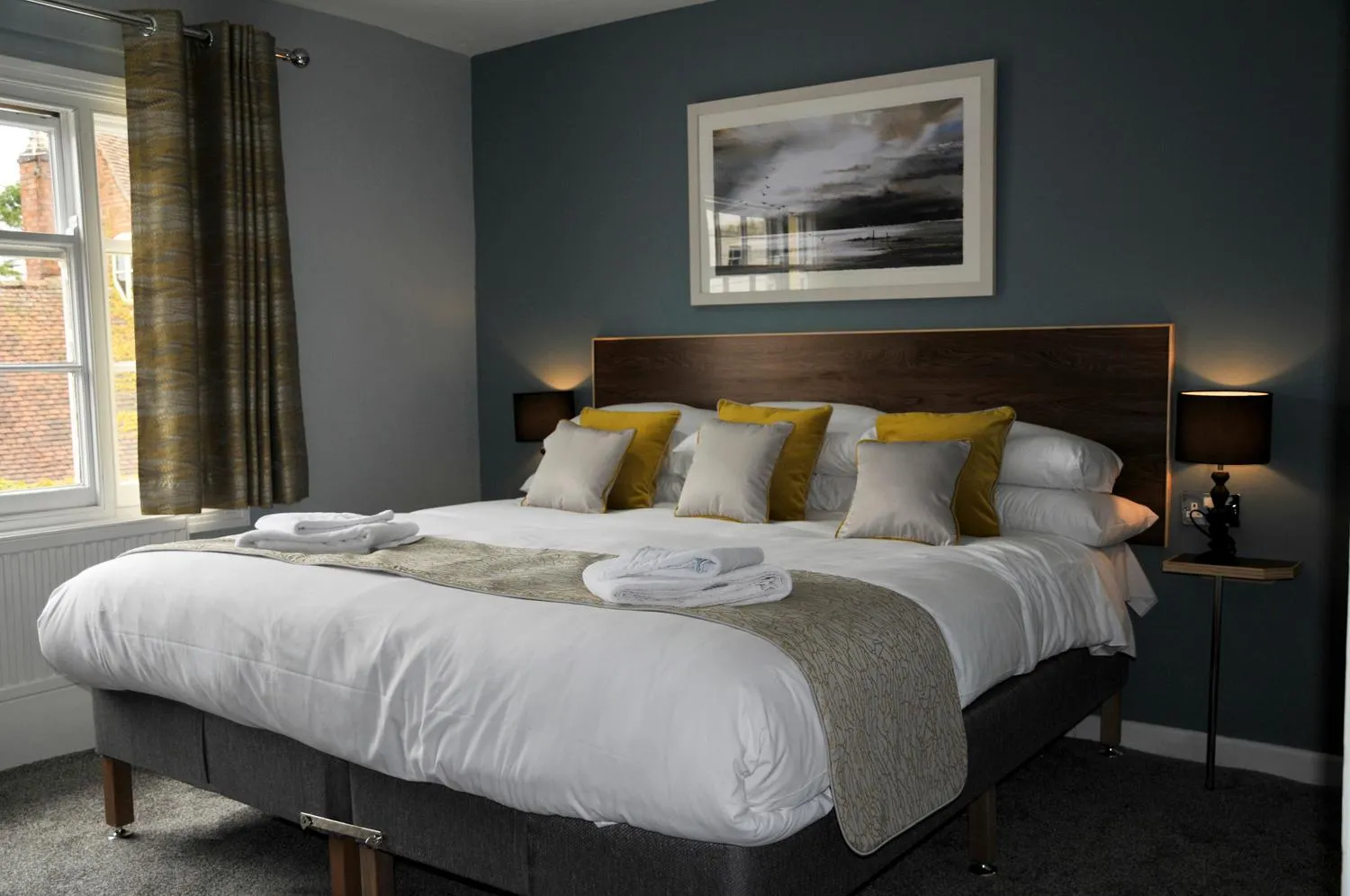 Bed in The Coach Hotel