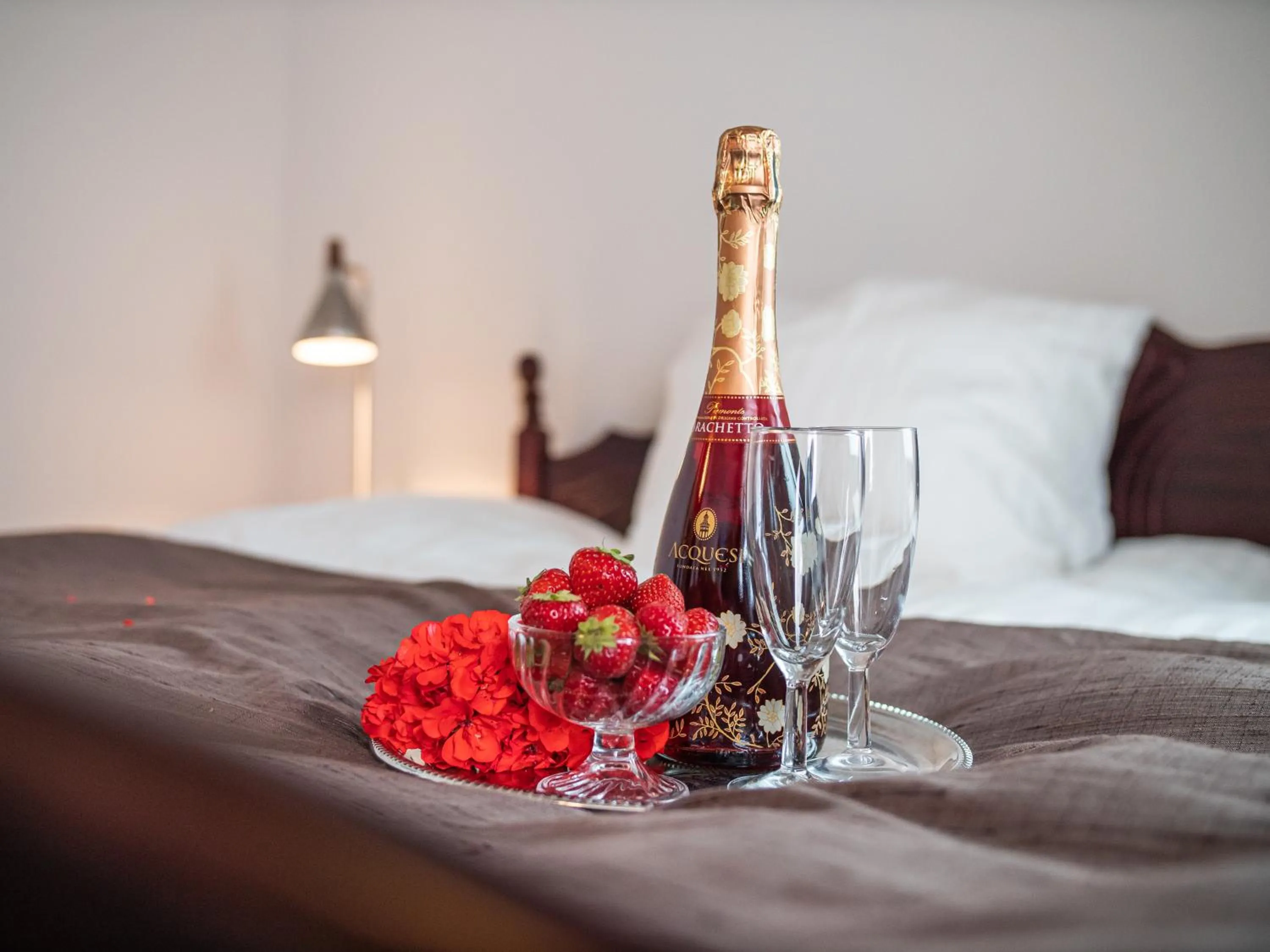 Drinks, Bed in Hotel Søgården Brørup