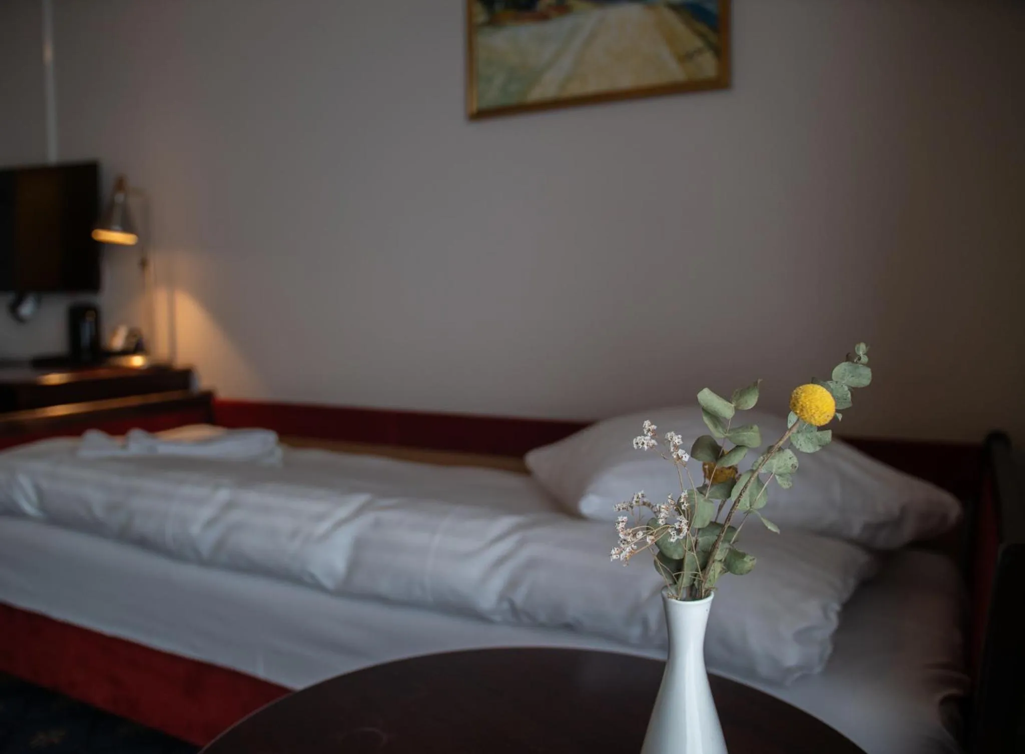 Bed in Hotel Søgården Brørup