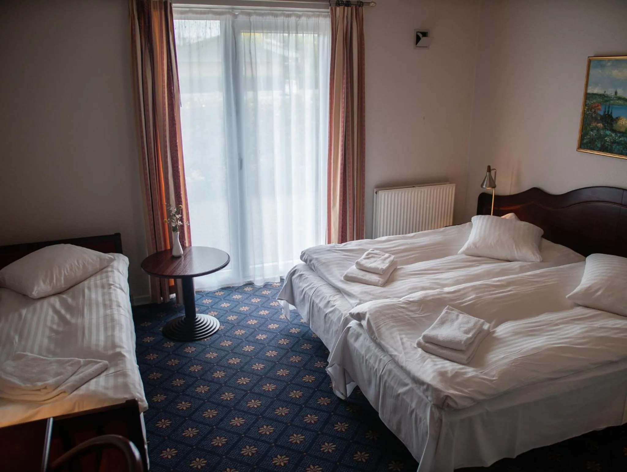 Bed in Hotel Søgården Brørup