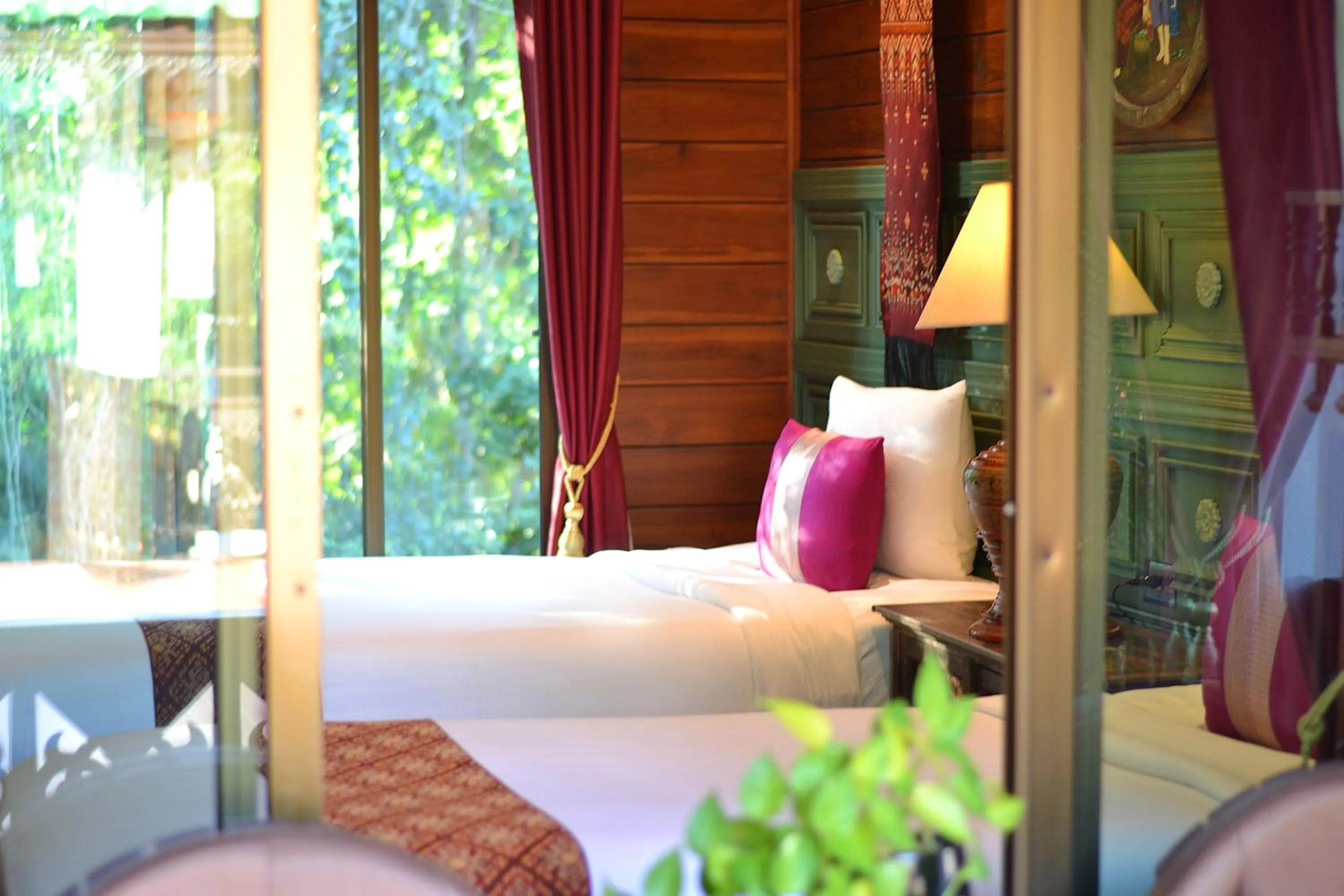 View (from property/room), Bed in Thai Thai Sukhothai Resort