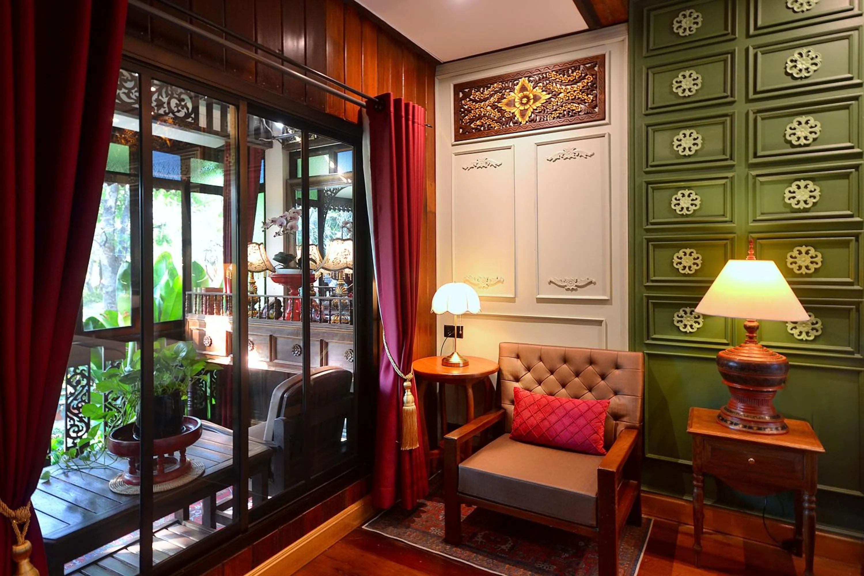 Decorative detail in Thai Thai Sukhothai Resort