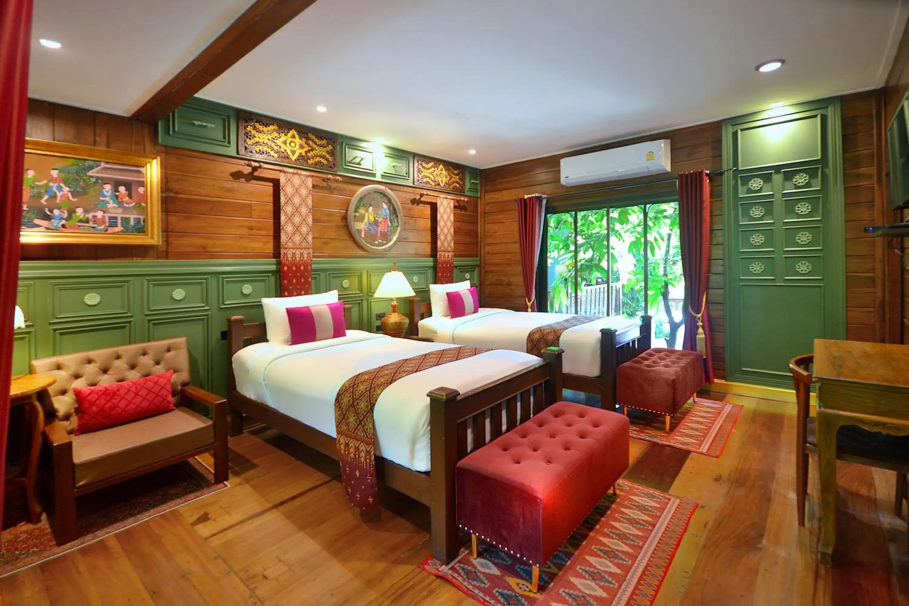 Superior Twin Room Bungalow in Thai Thai Sukhothai Resort Superior Twin Room Bungalow in Thai Thai Sukhothai Resort