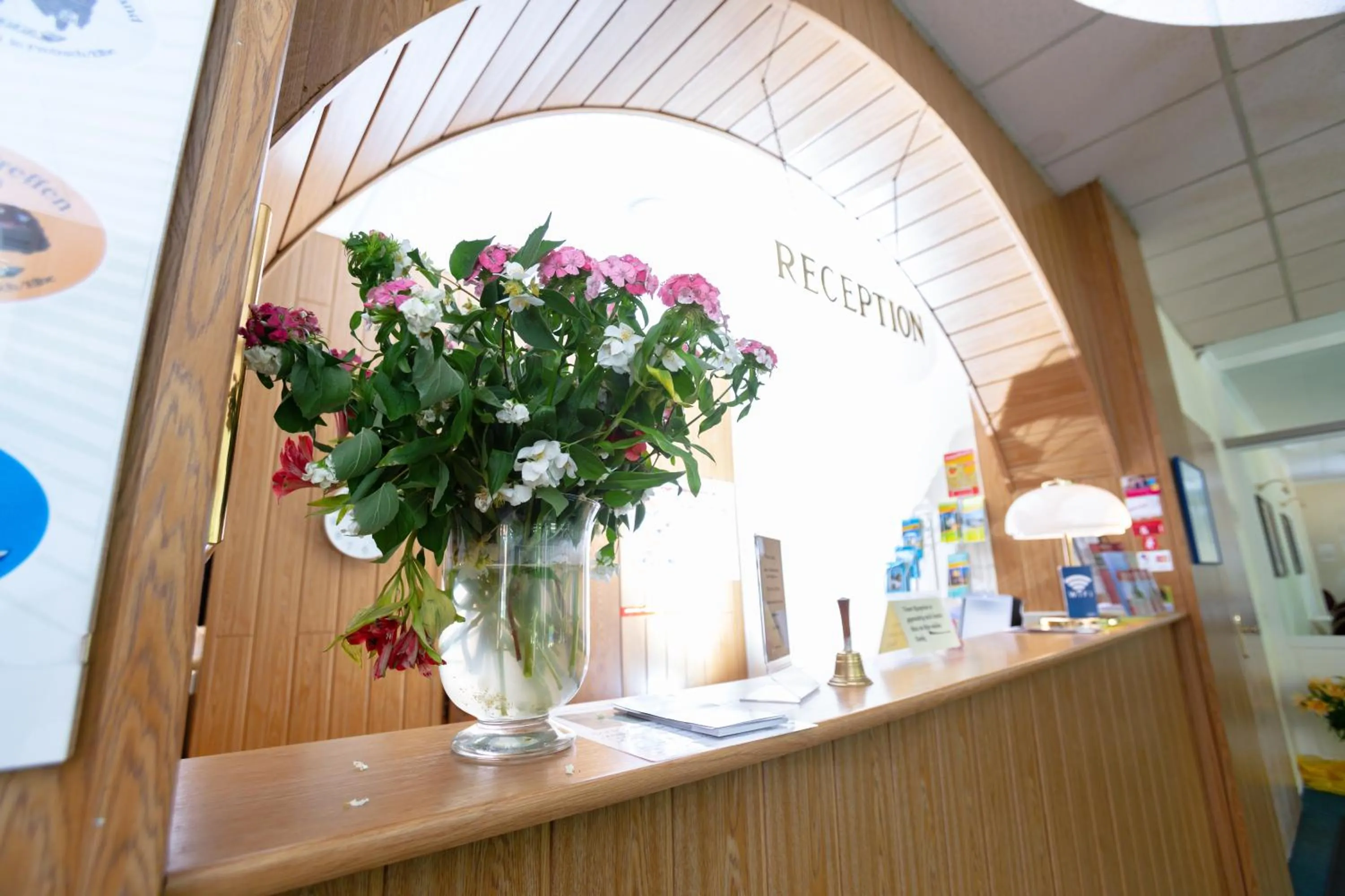 Lobby or reception in Parkhotel Pretzsch