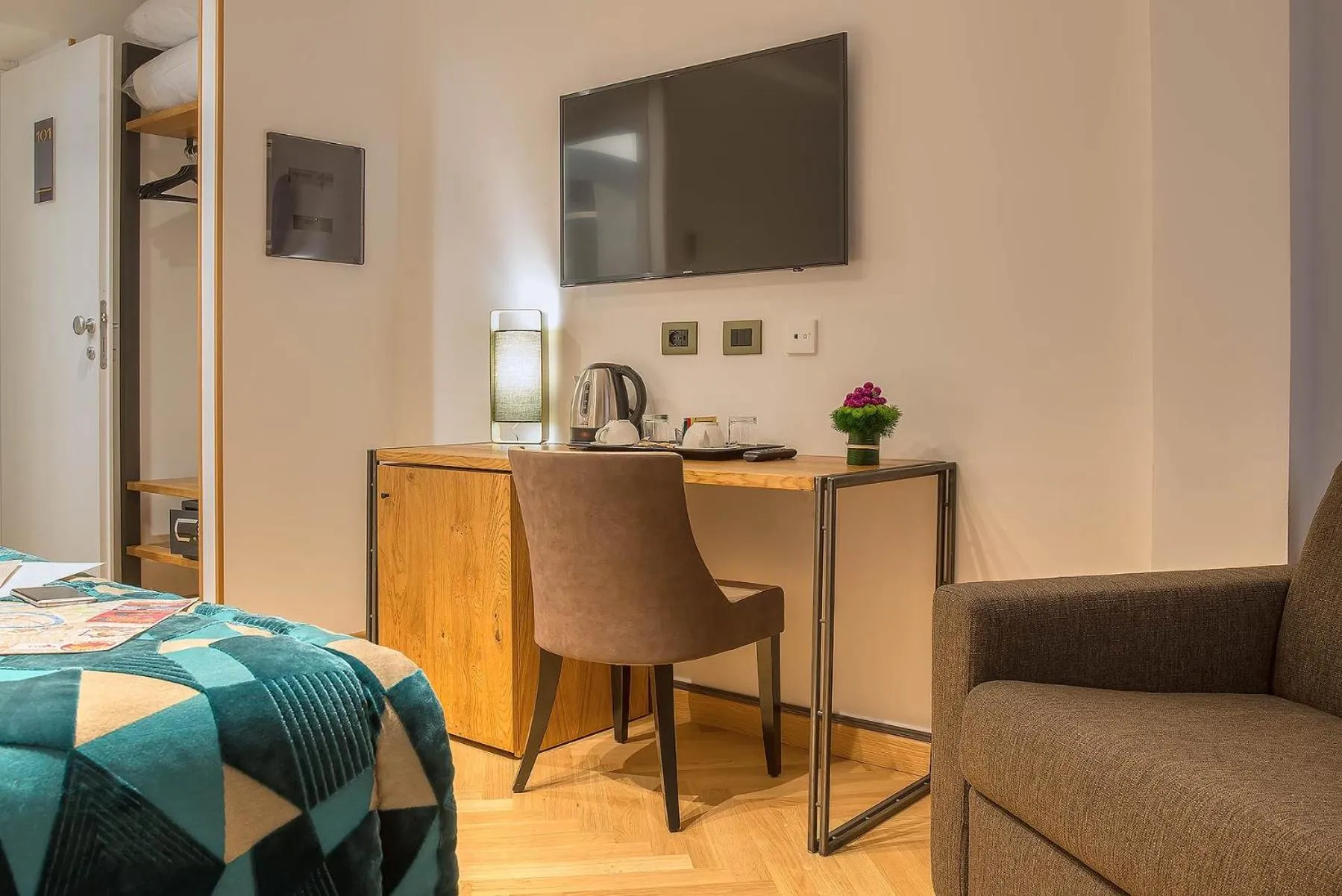 Bedroom, Bed in Navona Essence Hotel