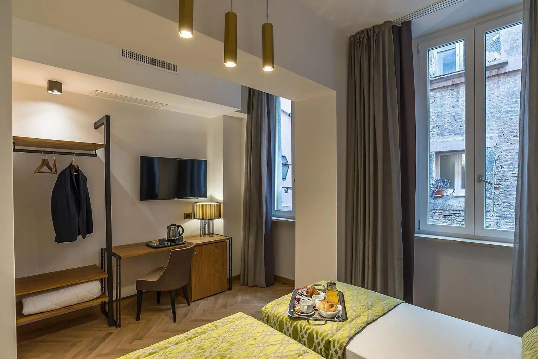 Photo of the whole room, Bed in Navona Essence Hotel