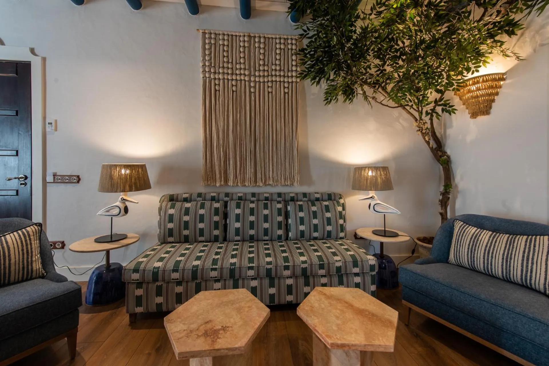 Decorative detail in Hotel La Malvasía