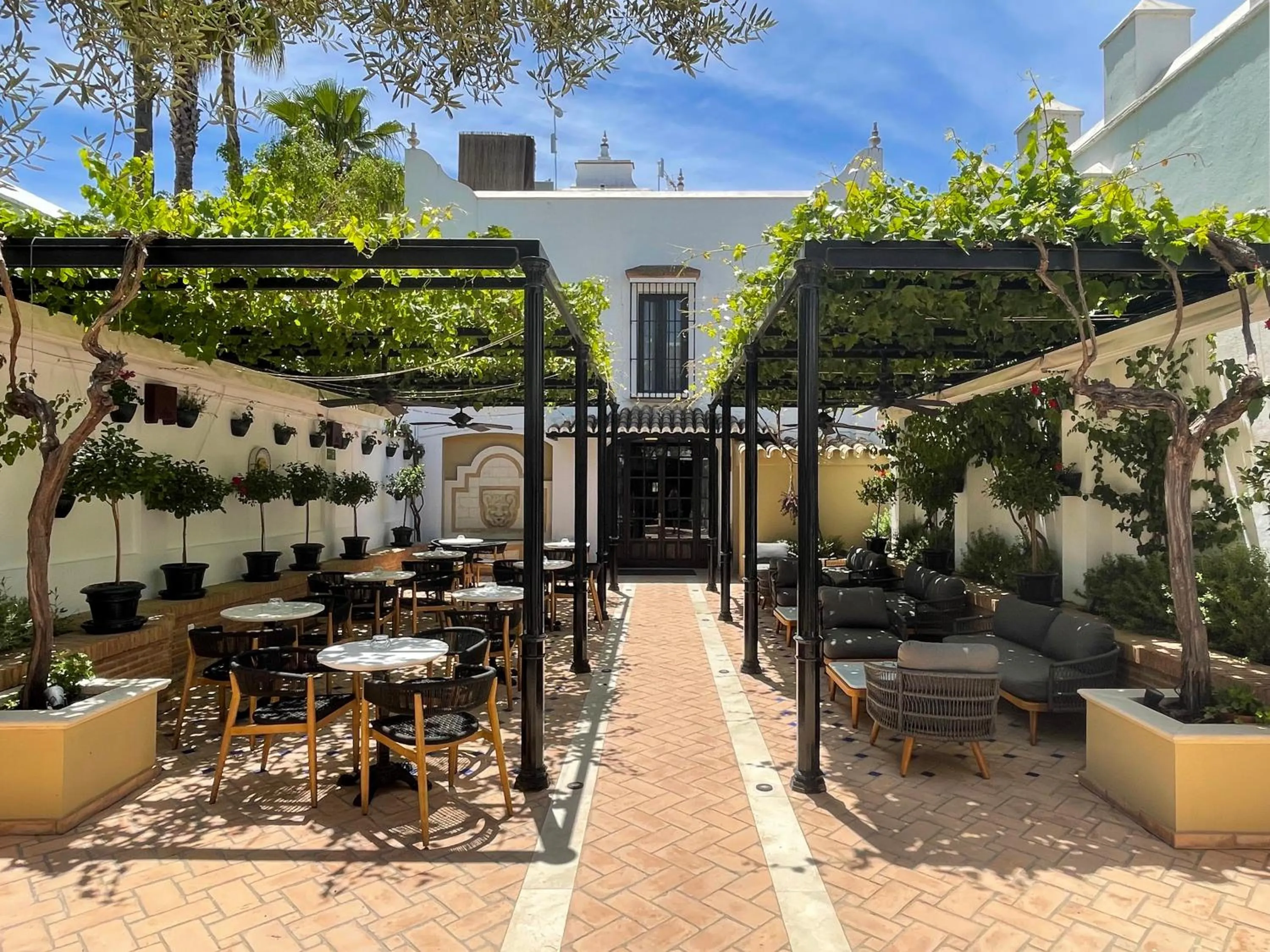 Patio in Hotel La Malvasía