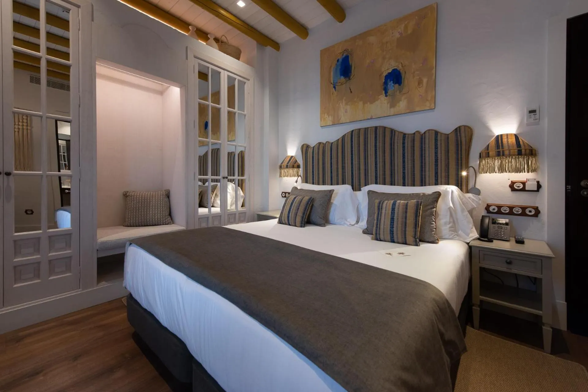 Bed in Hotel La Malvasía