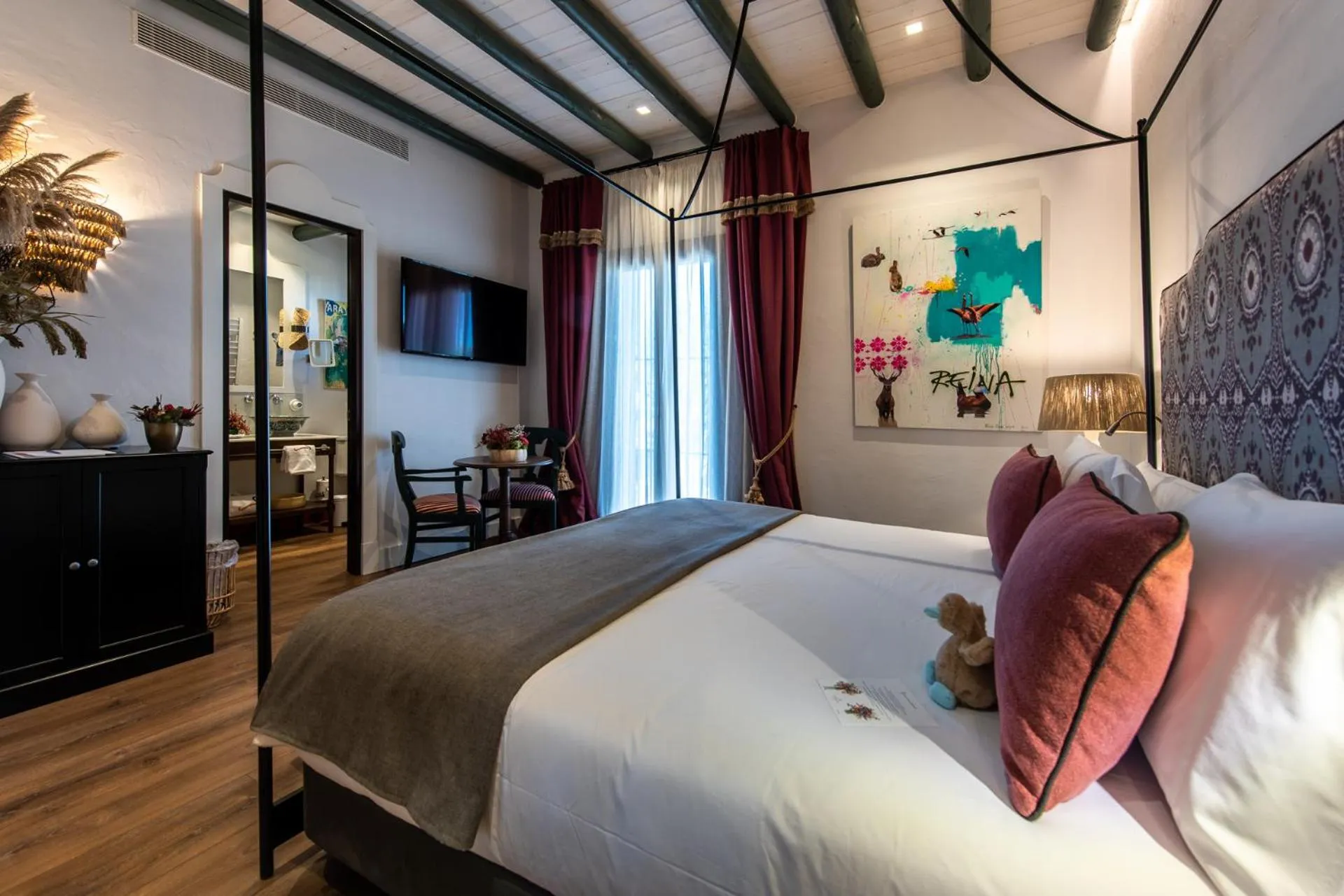 Bed in Hotel La Malvasía