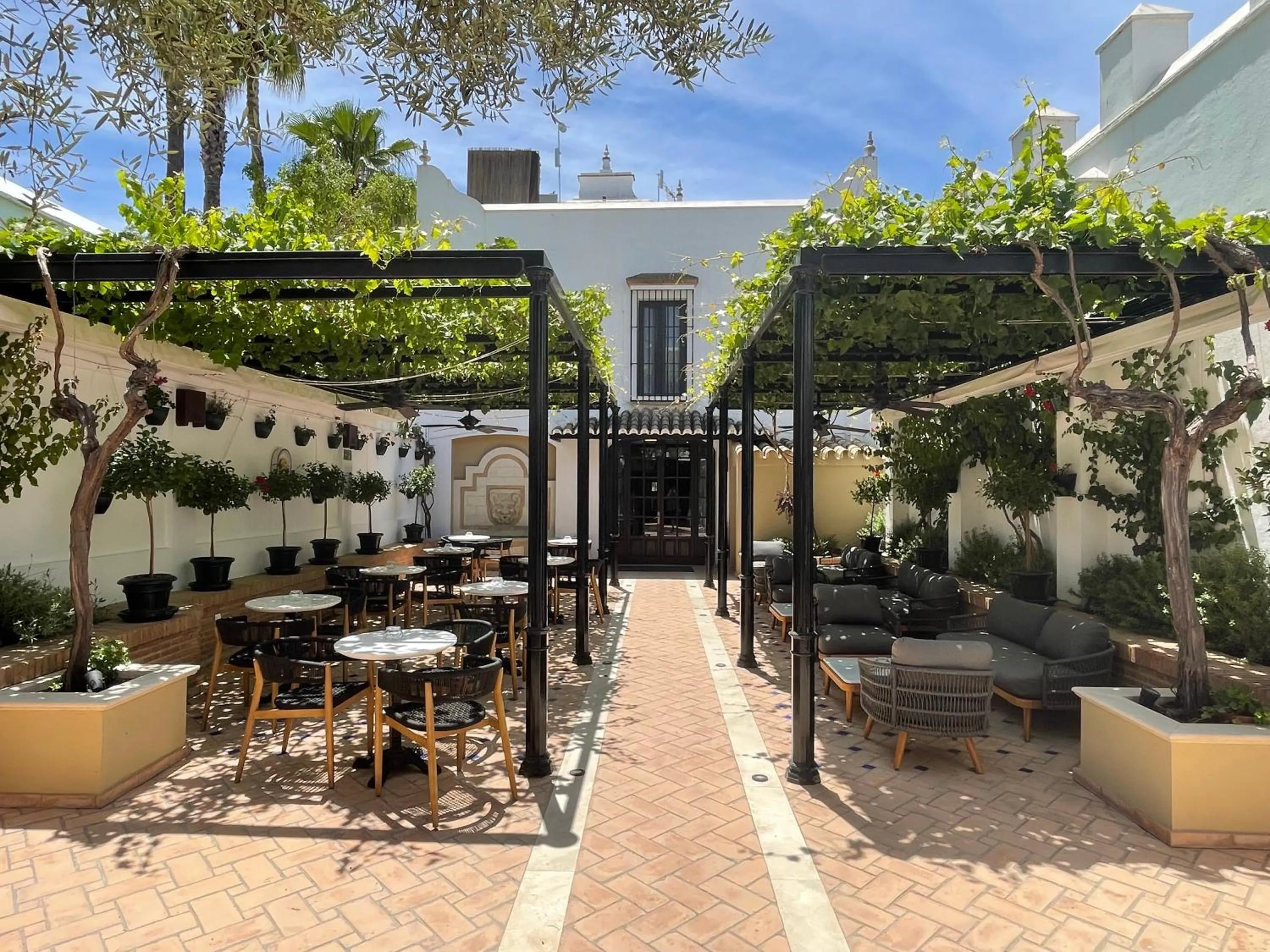 Patio in Hotel La Malvasía