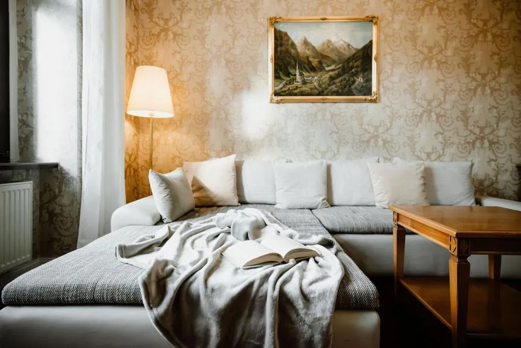 Bed in Schlosshotel Stecklenberg