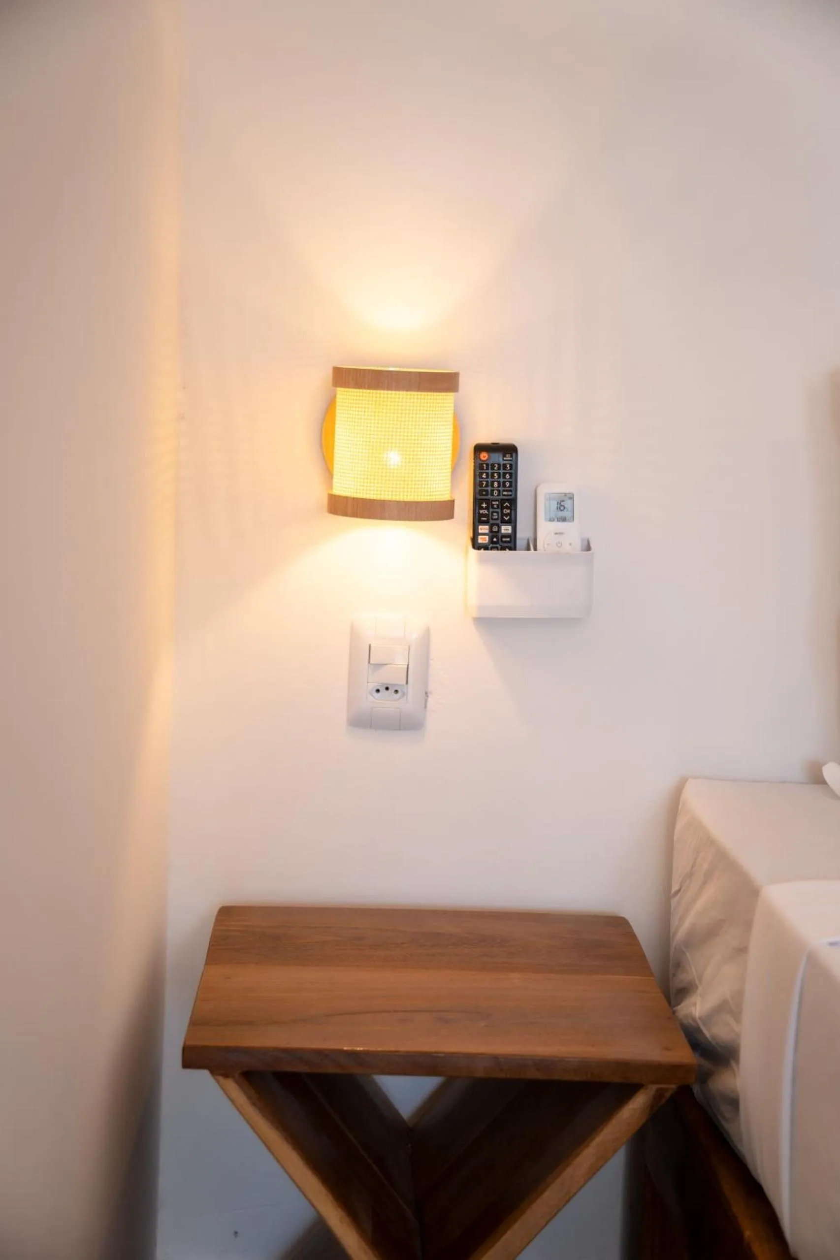 Bed in Pousada Enero