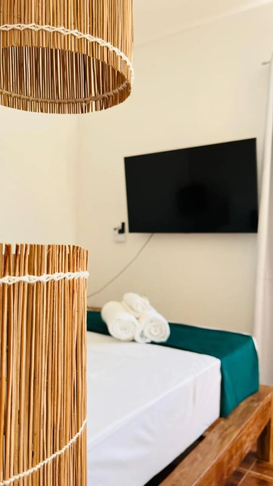 Bed in Pousada Enero