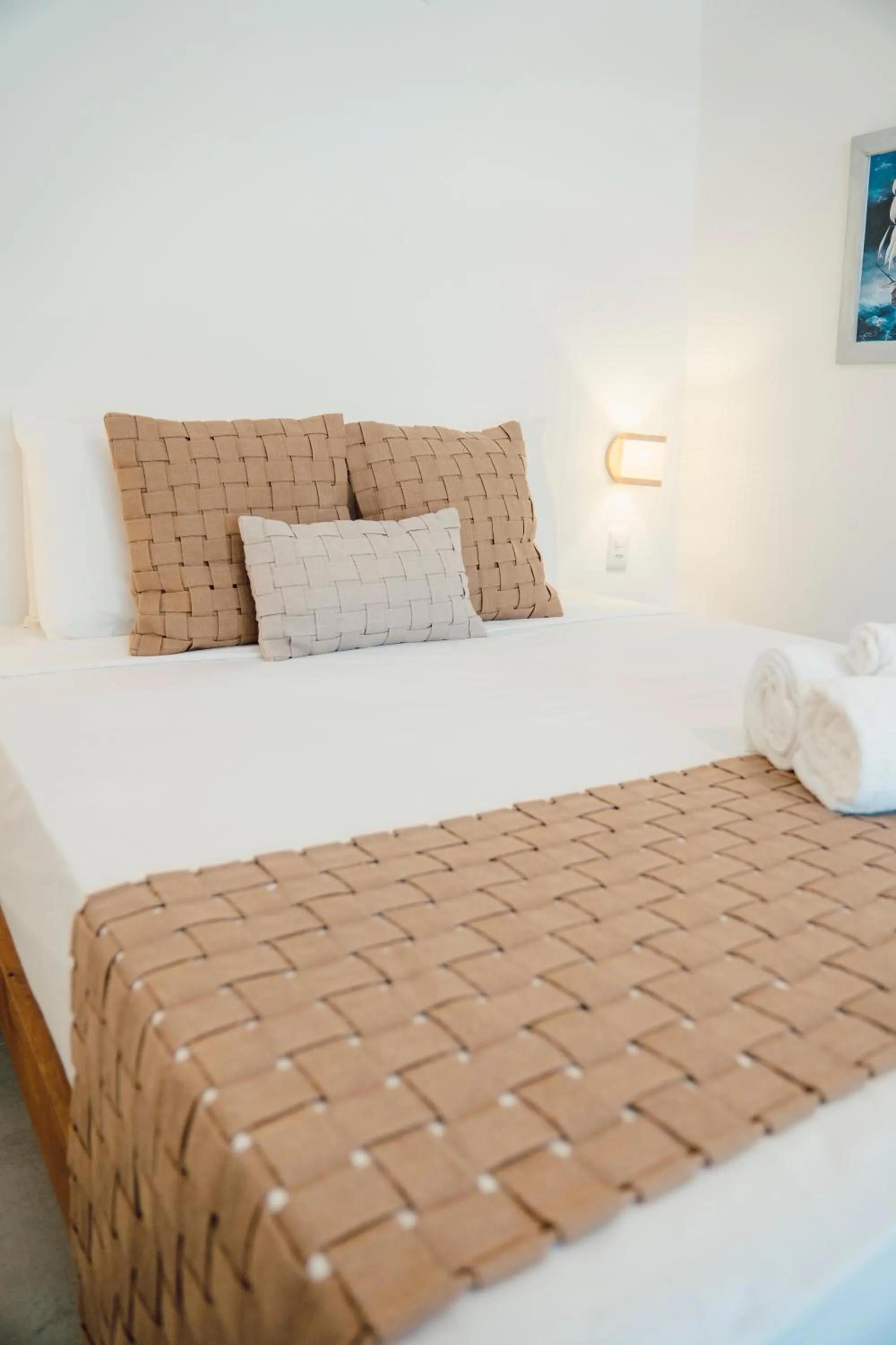 Bed in Pousada Enero