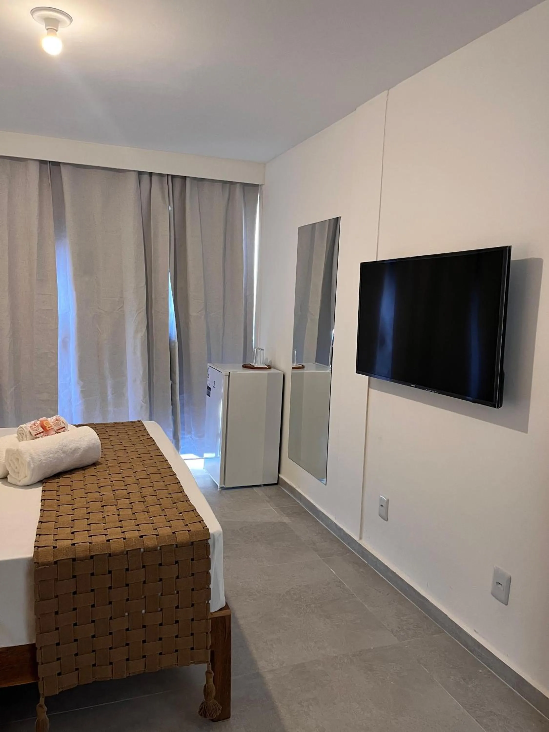 Bed in Pousada Enero