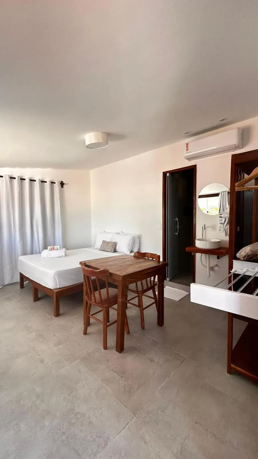 Bed in Pousada Enero