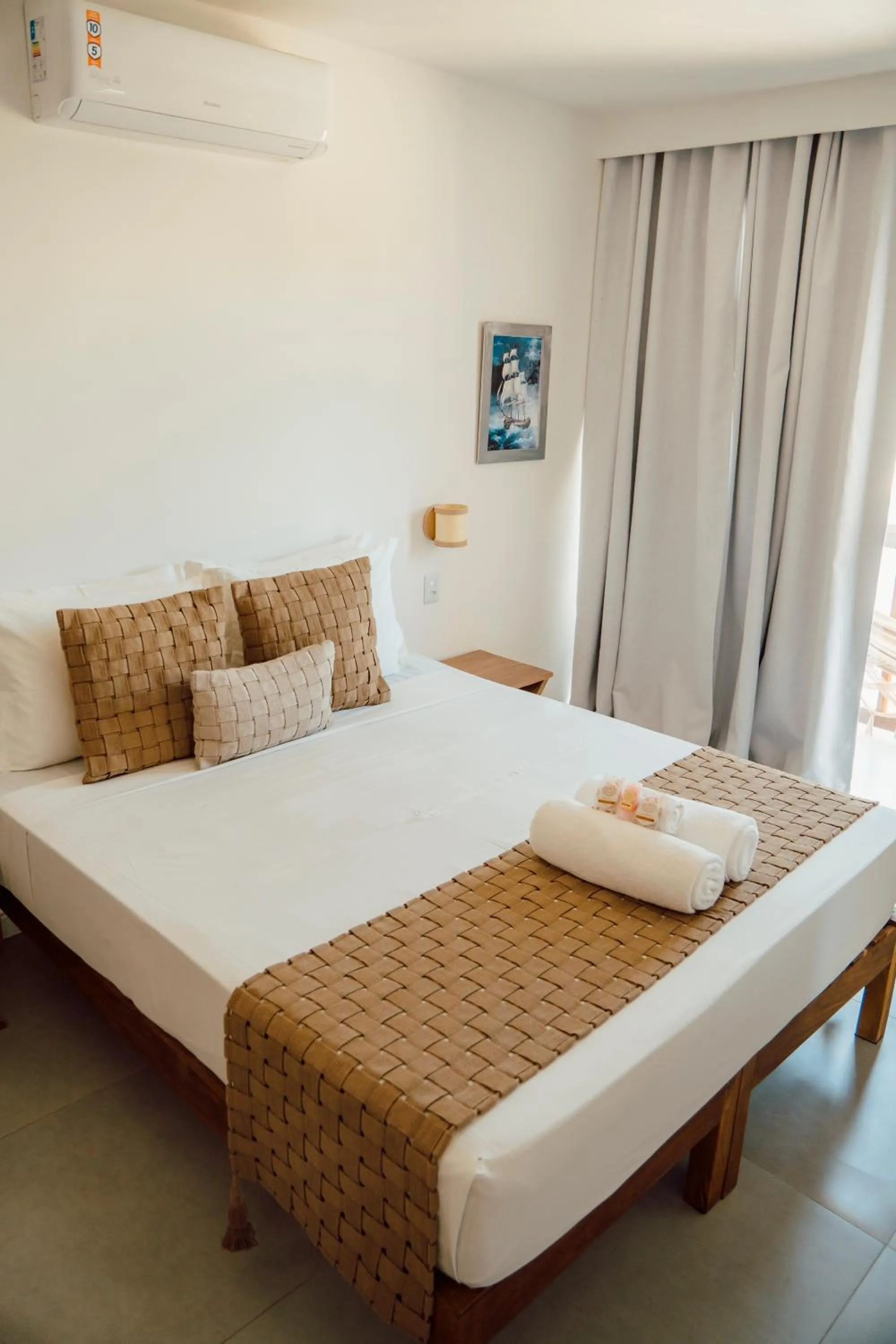 Bed in Pousada Enero