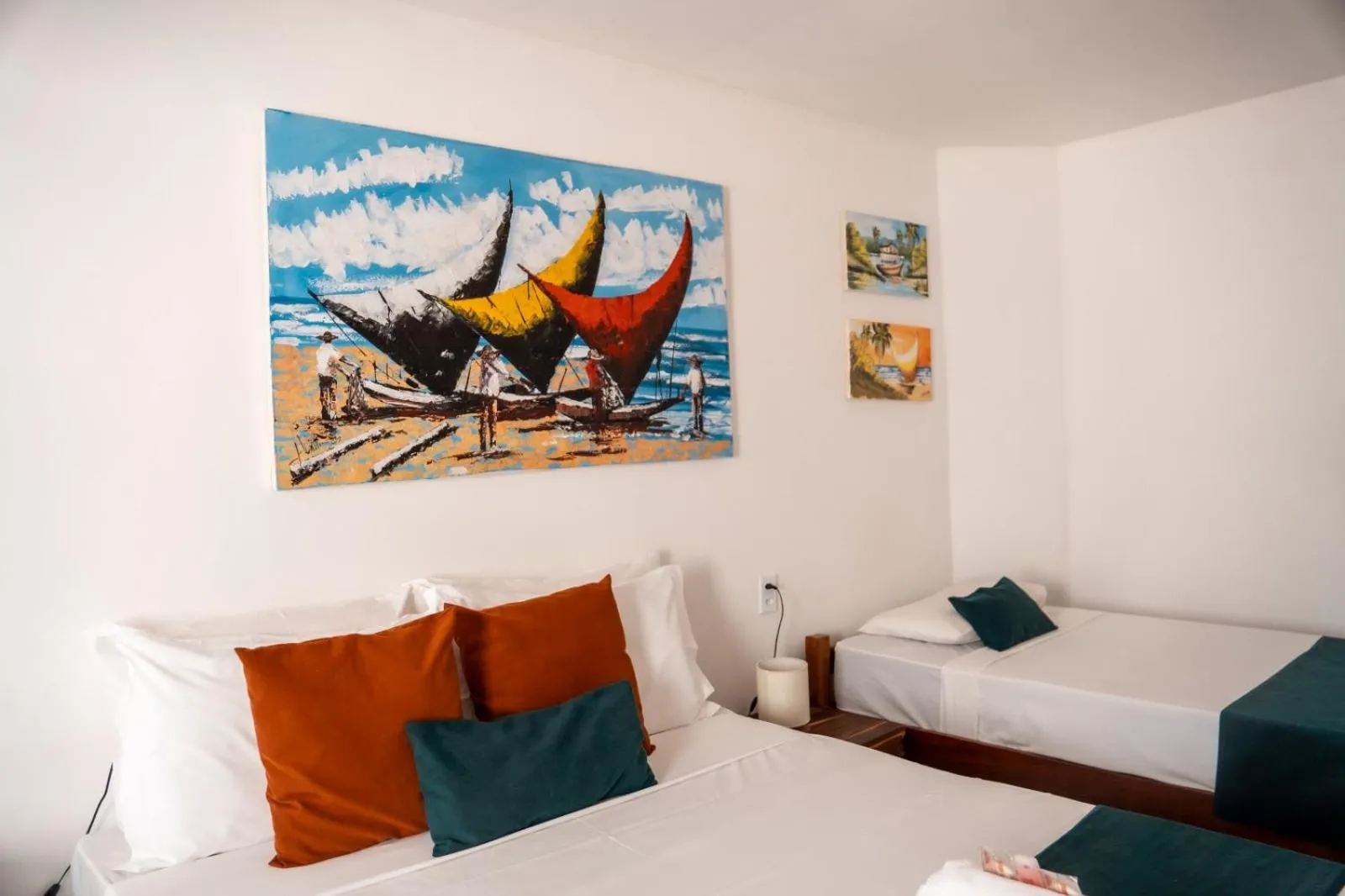 Bed in Pousada Enero