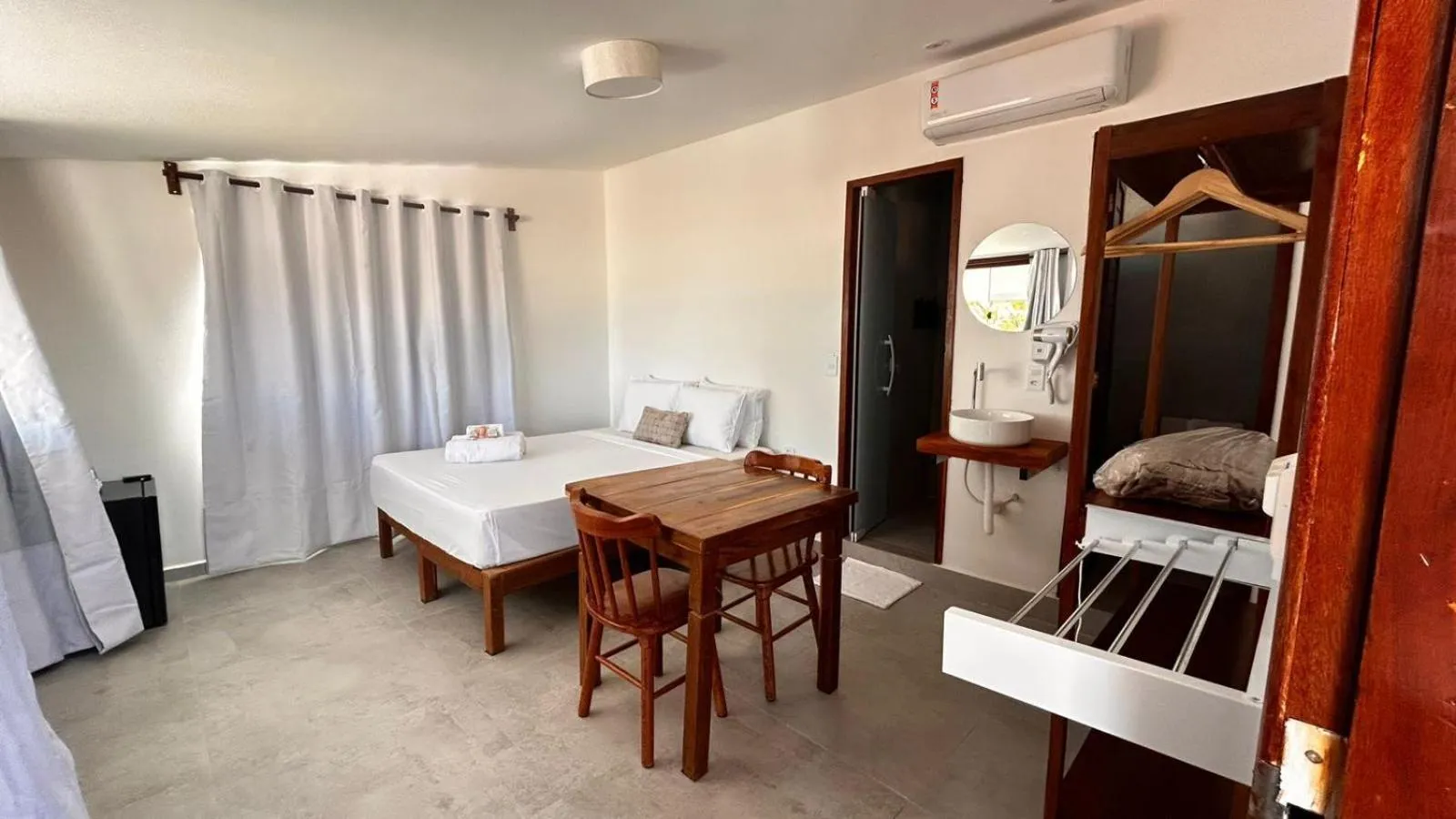 Bed in Pousada Enero