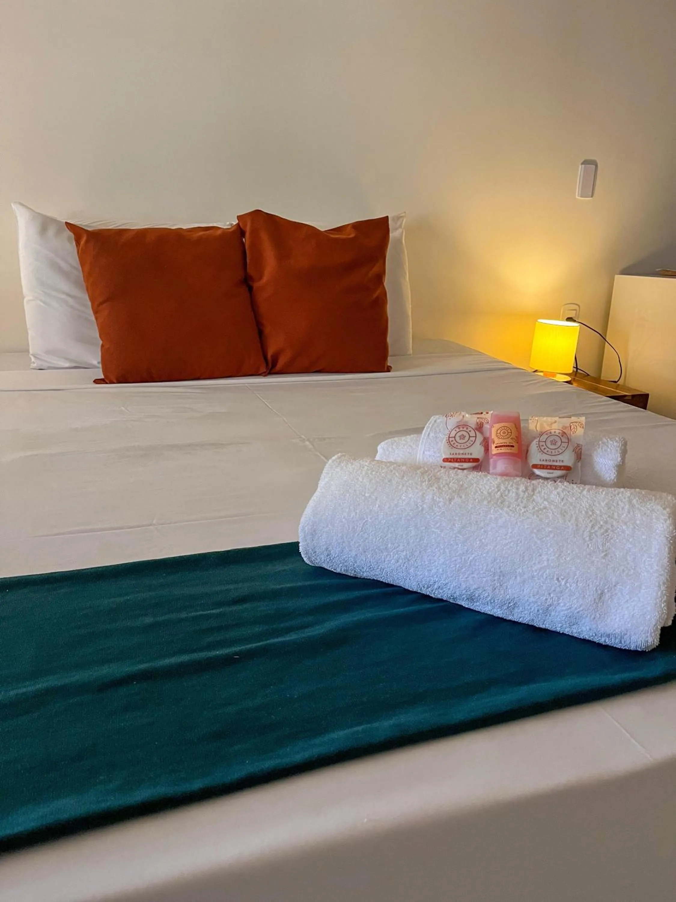 Bed in Pousada Enero