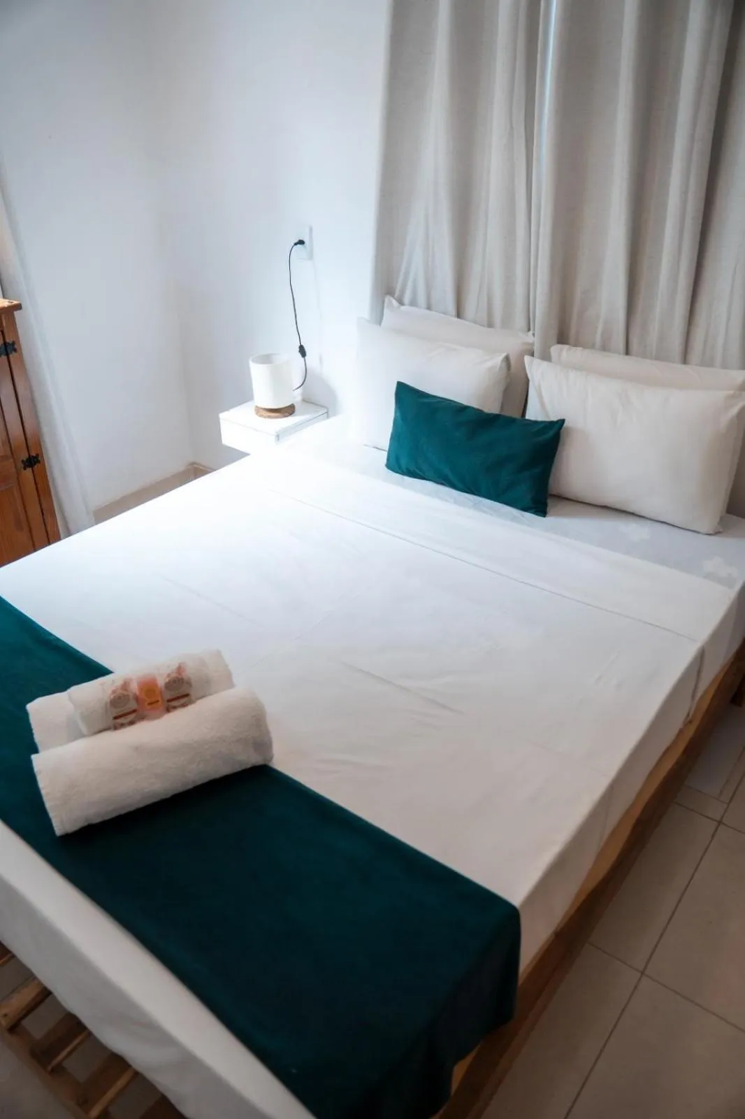 Bed in Pousada Enero