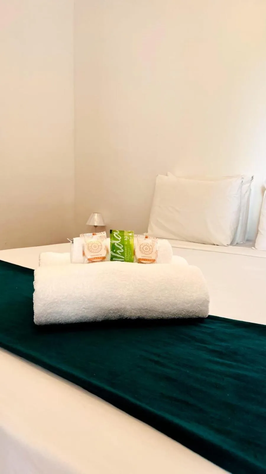 Bed in Pousada Enero