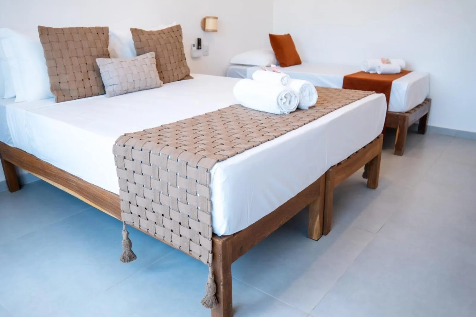 Bed in Pousada Enero