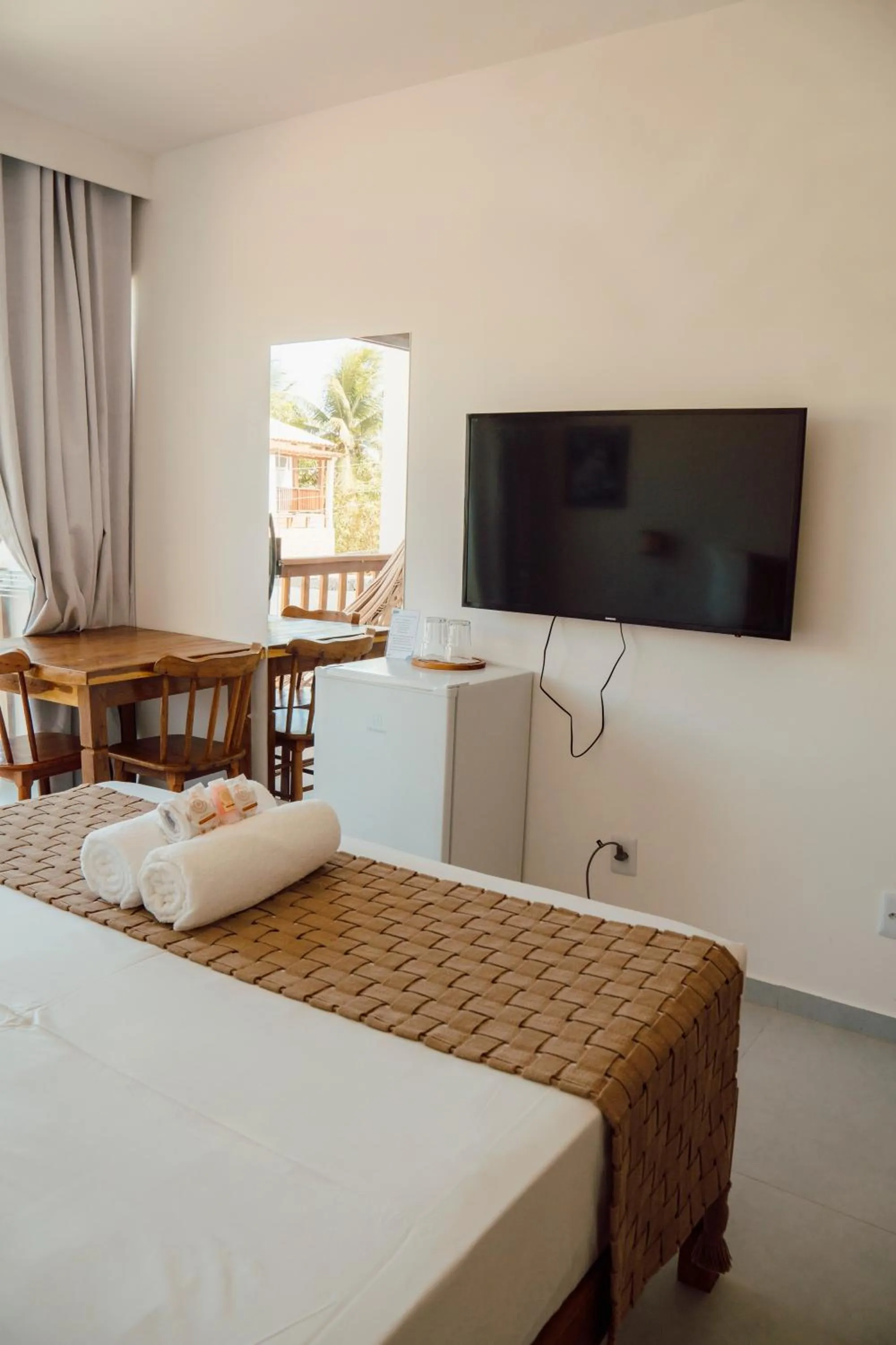 Bed in Pousada Enero