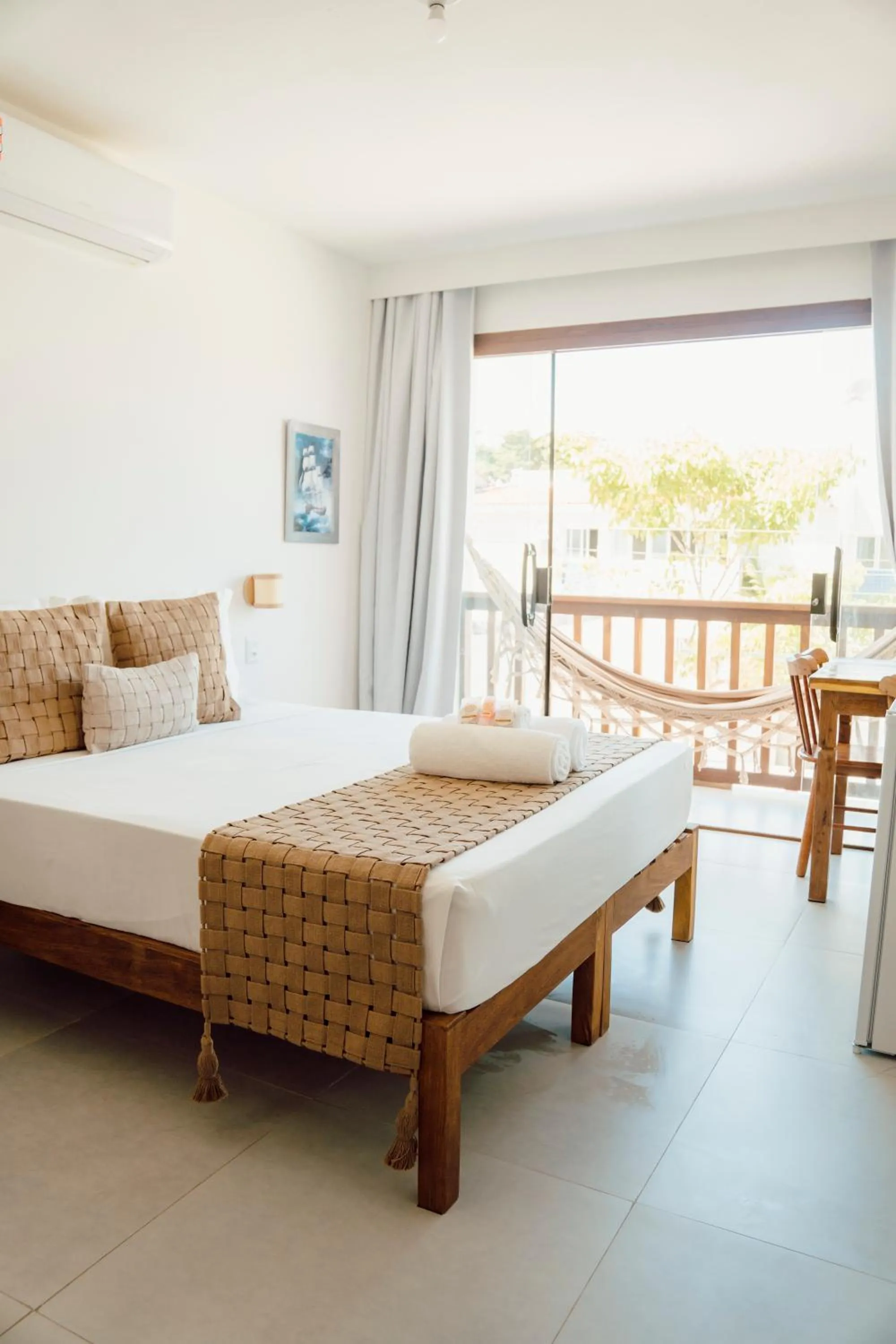 Bed in Pousada Enero