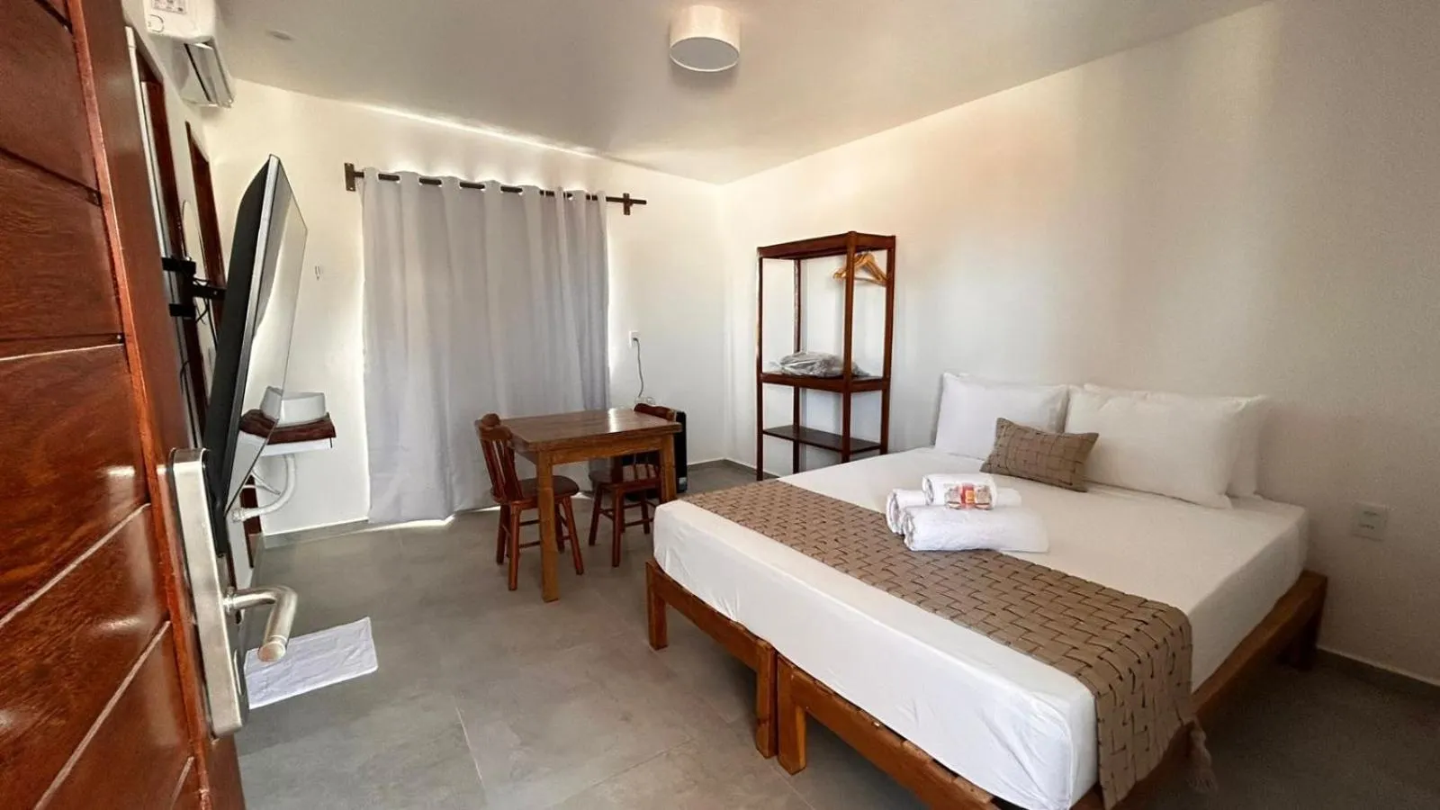 Bed in Pousada Enero